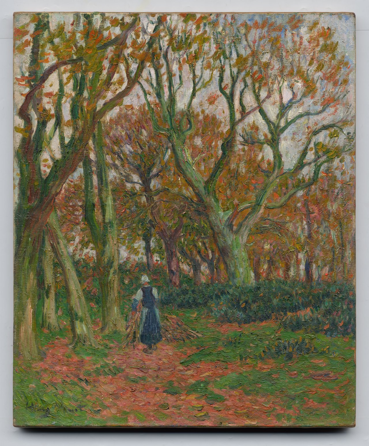 This picture shows the following artwork: Henry Moret. ”Les châtaigniers”. 1910.