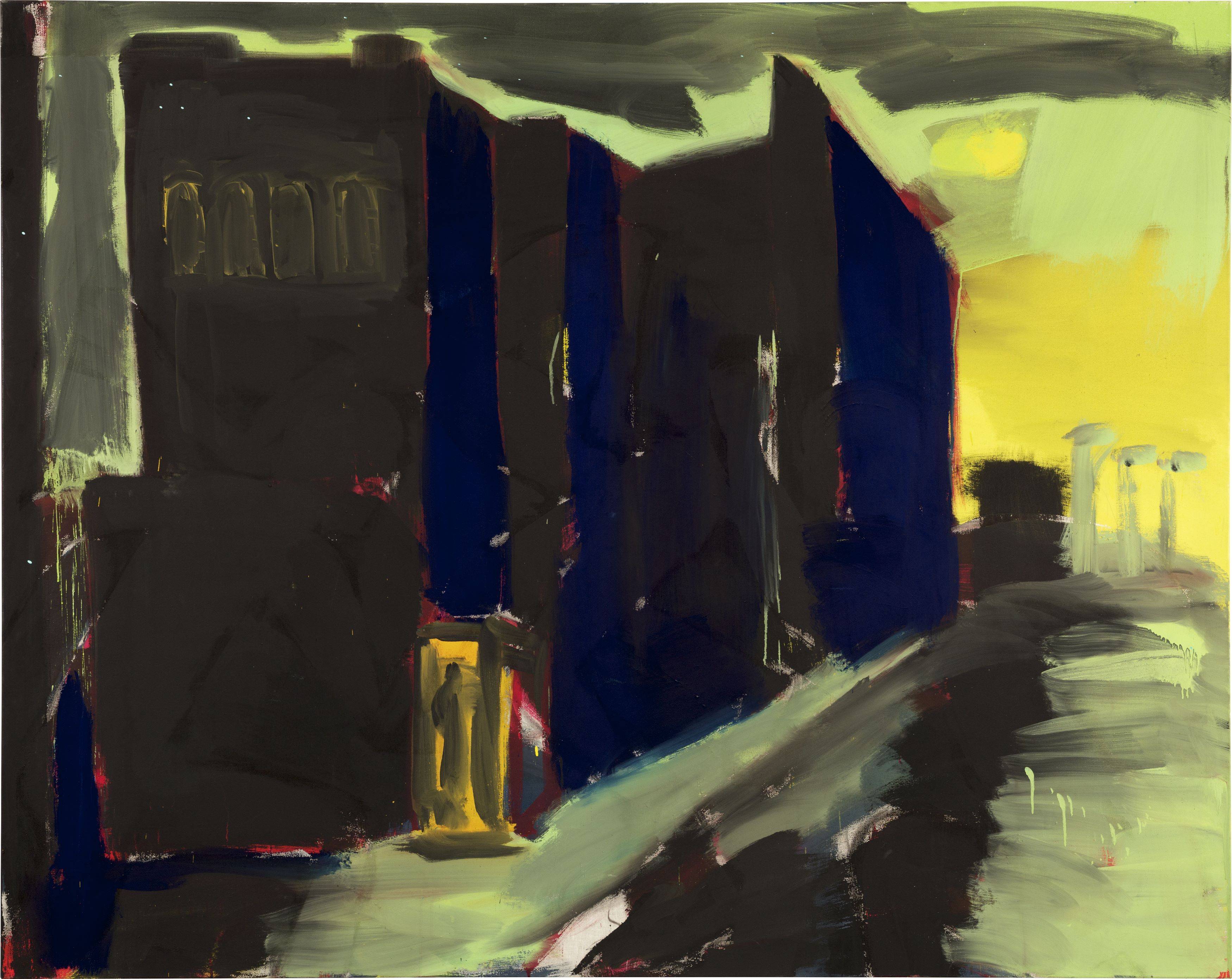 Auf diesem Bild ist das folgende Kunstwerk zu sehen: Rainer Fetting. „Moritzplatz I“. 1980.