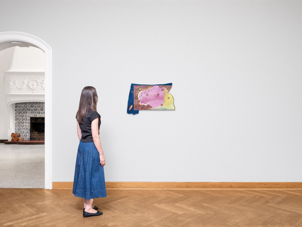 Auf diesem Bild ist das folgende Kunstwerk zu sehen: Michael Buthe. Ohne Titel. 1983.