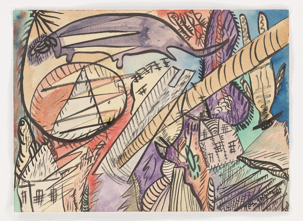 Auf diesem Bild ist das folgende Kunstwerk zu sehen: Jefim Golyscheff. „Berlin Steglitz“. 1918.