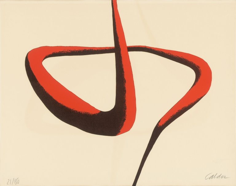 This picture shows the following artwork: Alexander Calder. From: ”abstraction création art non figuratif 1932–1936”. 1973.