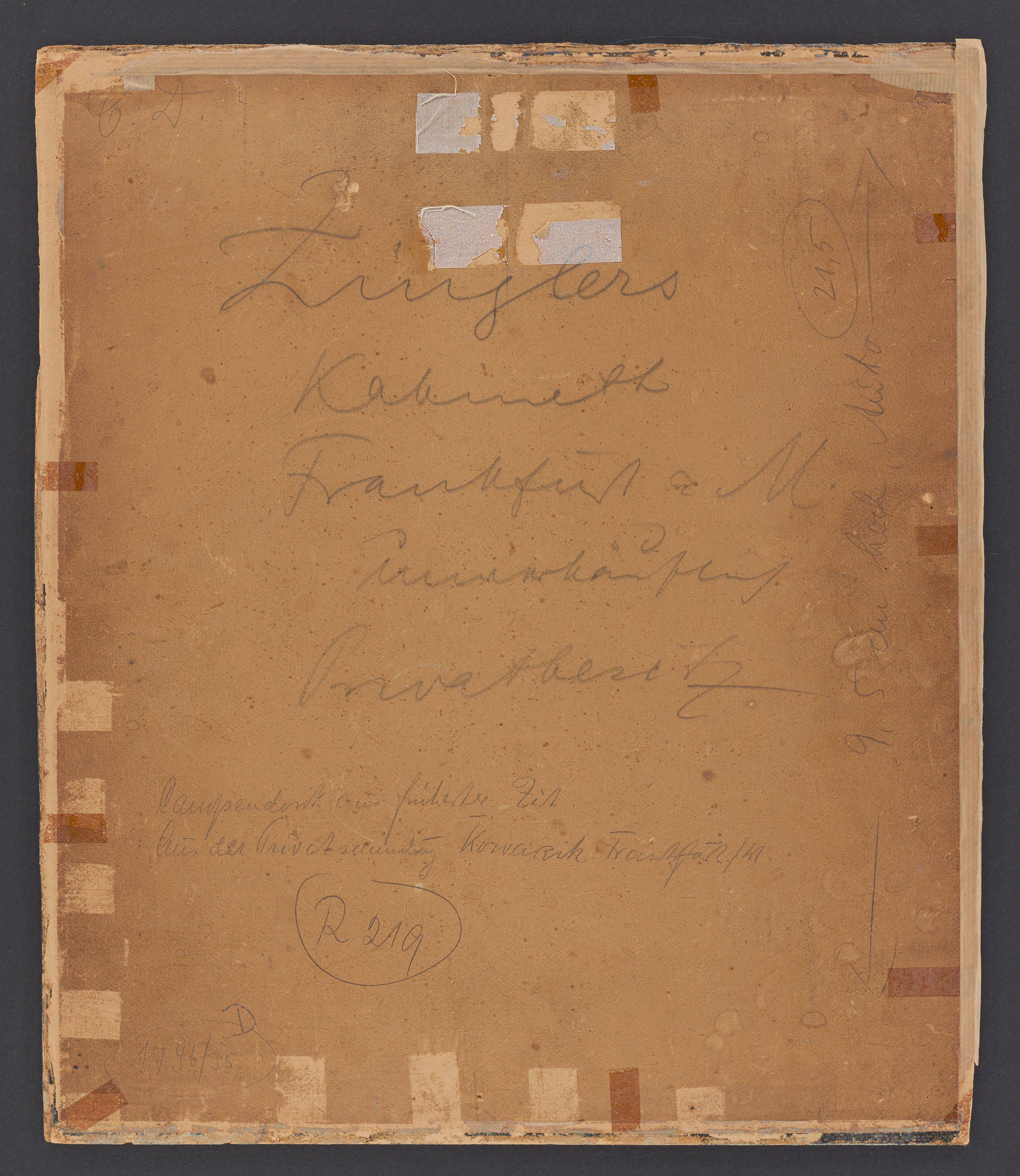 This picture shows the following artwork: Heinrich Campendonk. ”Zwei Kinderköpfe”. Circa 1915.