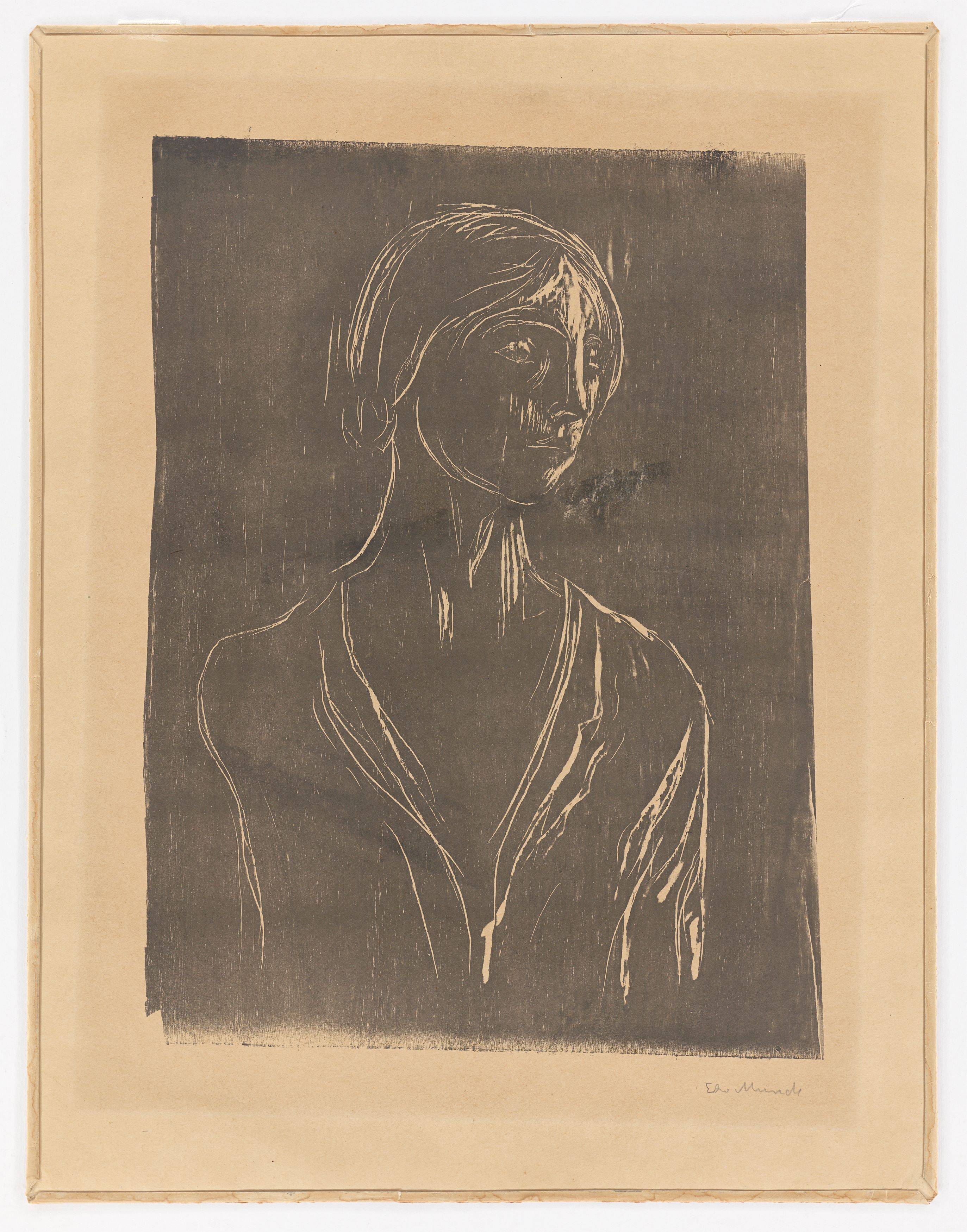 This picture shows the following artwork: Edvard Munch. ”Birgitte I”. 1930.