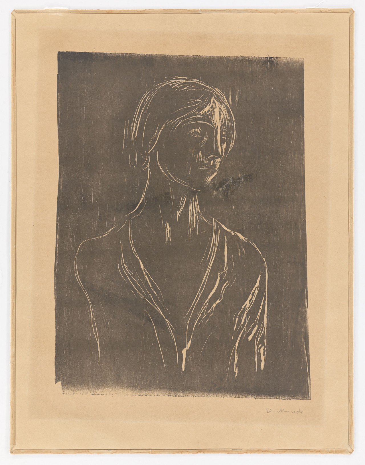 This picture shows the following artwork: Edvard Munch. ”Birgitte I”. 1930.