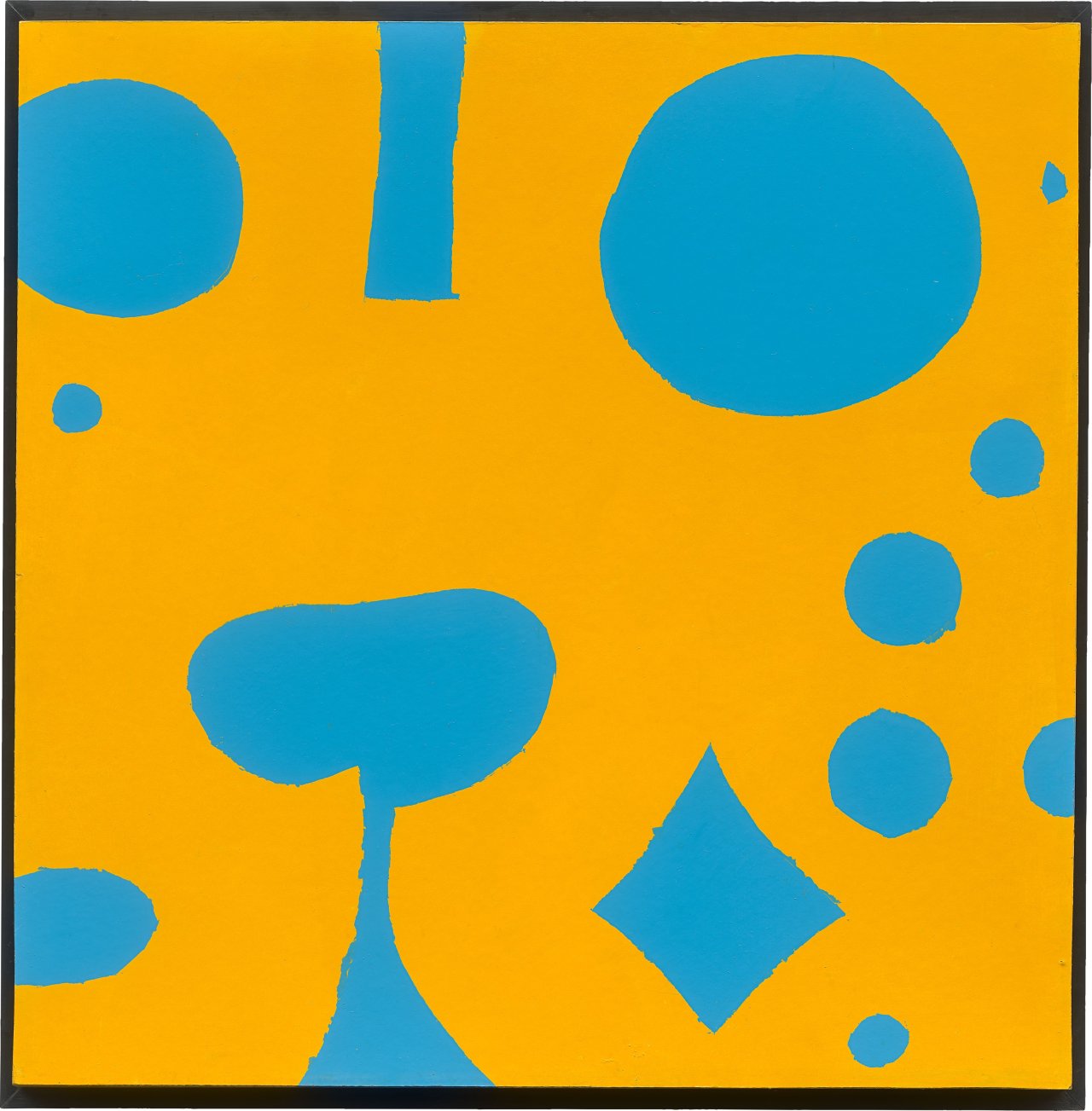 This picture shows the following artwork: Poul Gernes. Untitled. Circa 1975.
