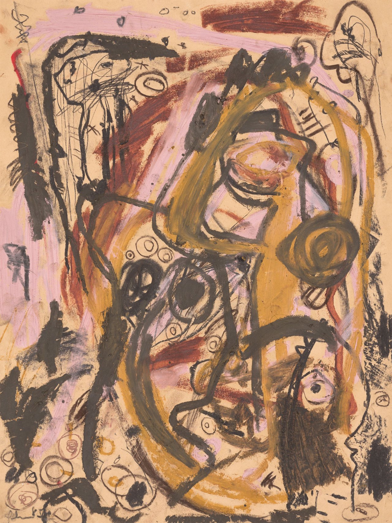 This picture shows the following artwork: Gunter Damisch. Untitled. 1985.