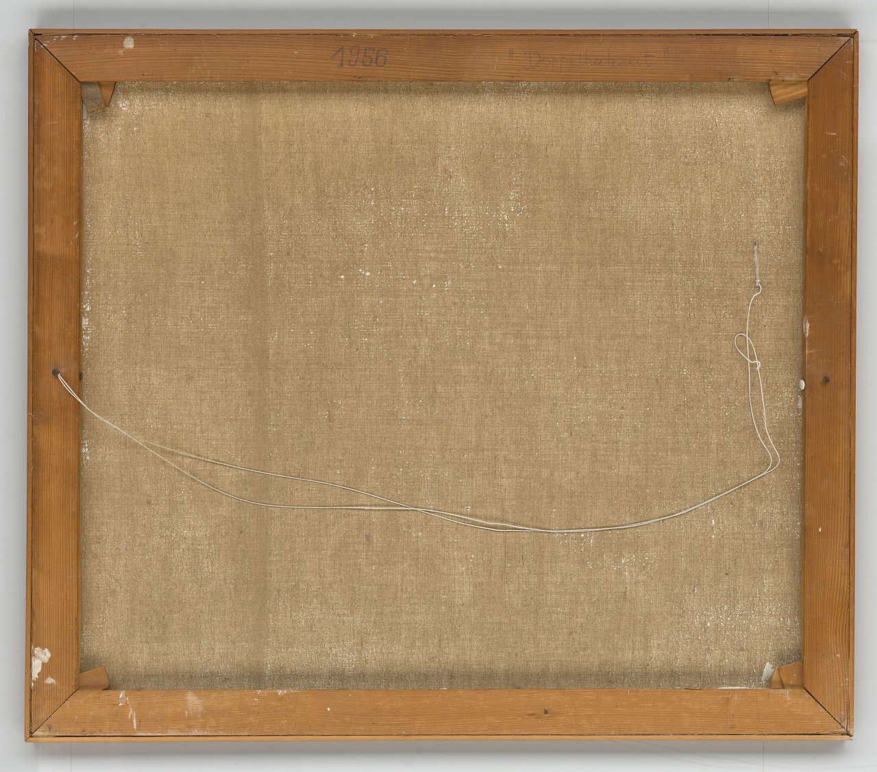 This picture shows the following artwork: Konrad Klapheck. ”Doppelhochzeit”. 1956.
