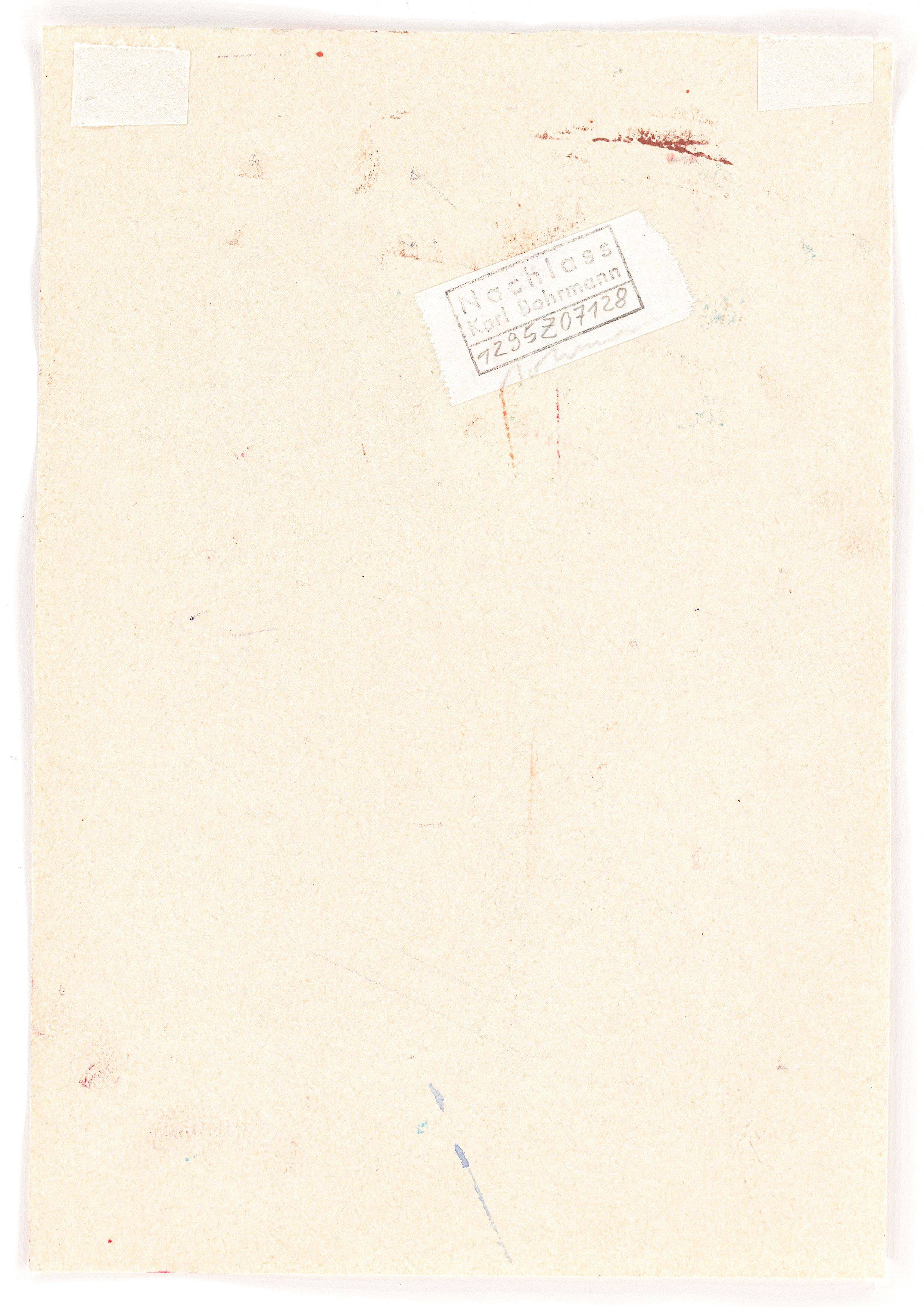 This picture shows the following artwork: Karl Bohrmann. Untitled.