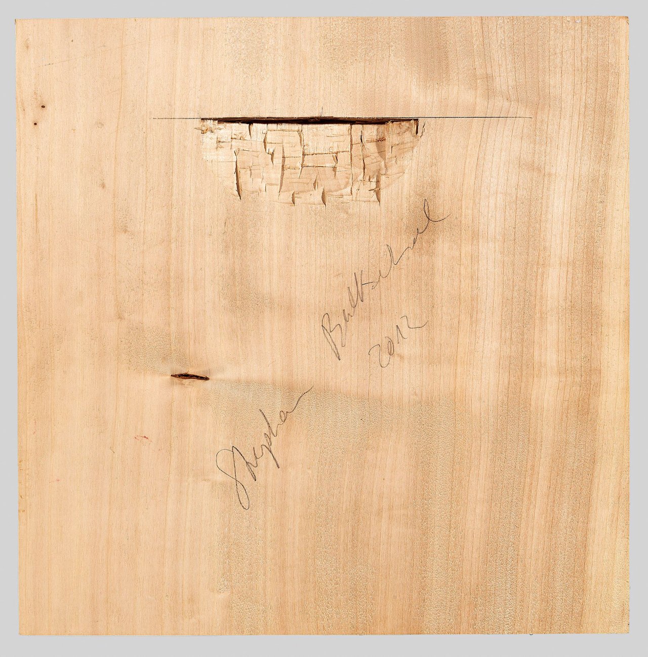 Auf diesem Bild ist das folgende Kunstwerk zu sehen: Stephan Balkenhol. Narziss. 2012.
