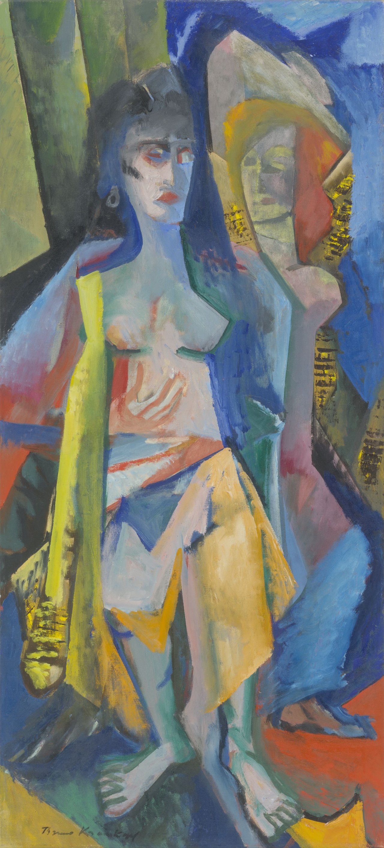 This picture shows the following artwork: Bruno Krauskopf. Untitled (Portrait).