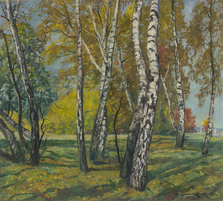 This picture shows the following artwork: Philipp Franck. ”Am Heiligensee (Potsdam)”. 1942.