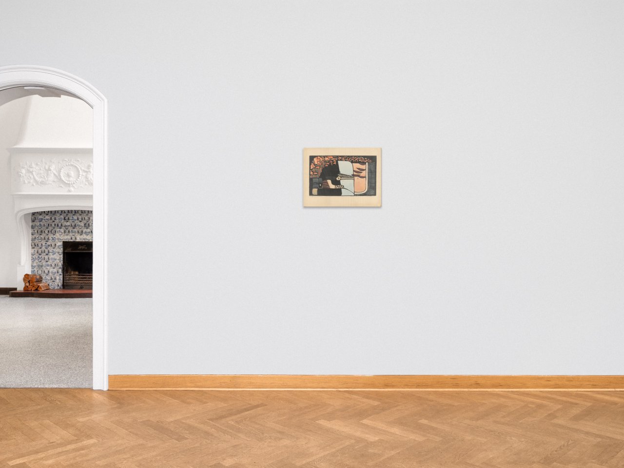 Auf diesem Bild ist das folgende Kunstwerk zu sehen: Ewald Mataré. „Landschaft aus Lettland 1“. 1927.