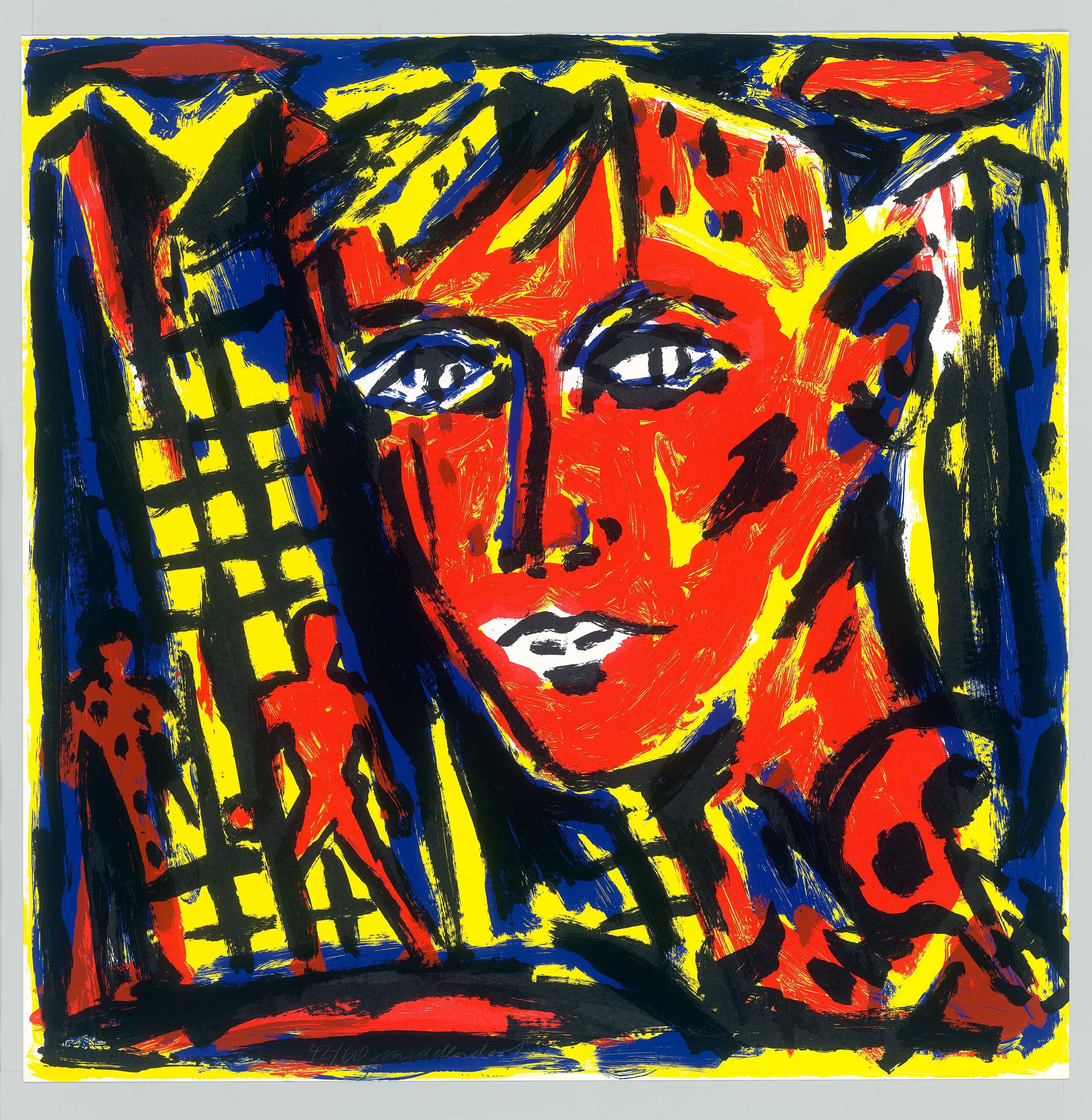 This picture shows the following artwork:  Portfolio. ”8 Für Berlin”. 1986.