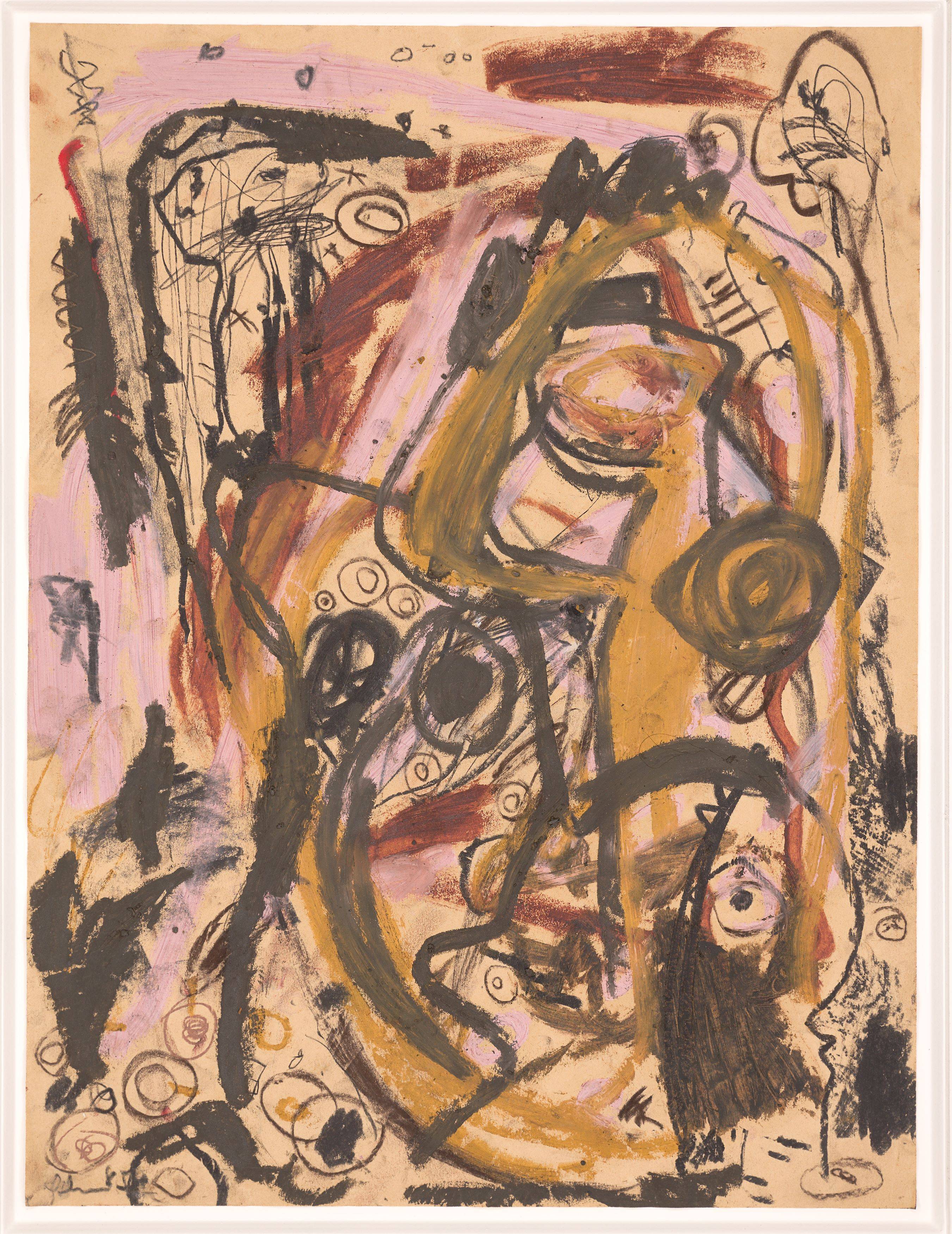 This picture shows the following artwork: Gunter Damisch. Untitled. 1985.