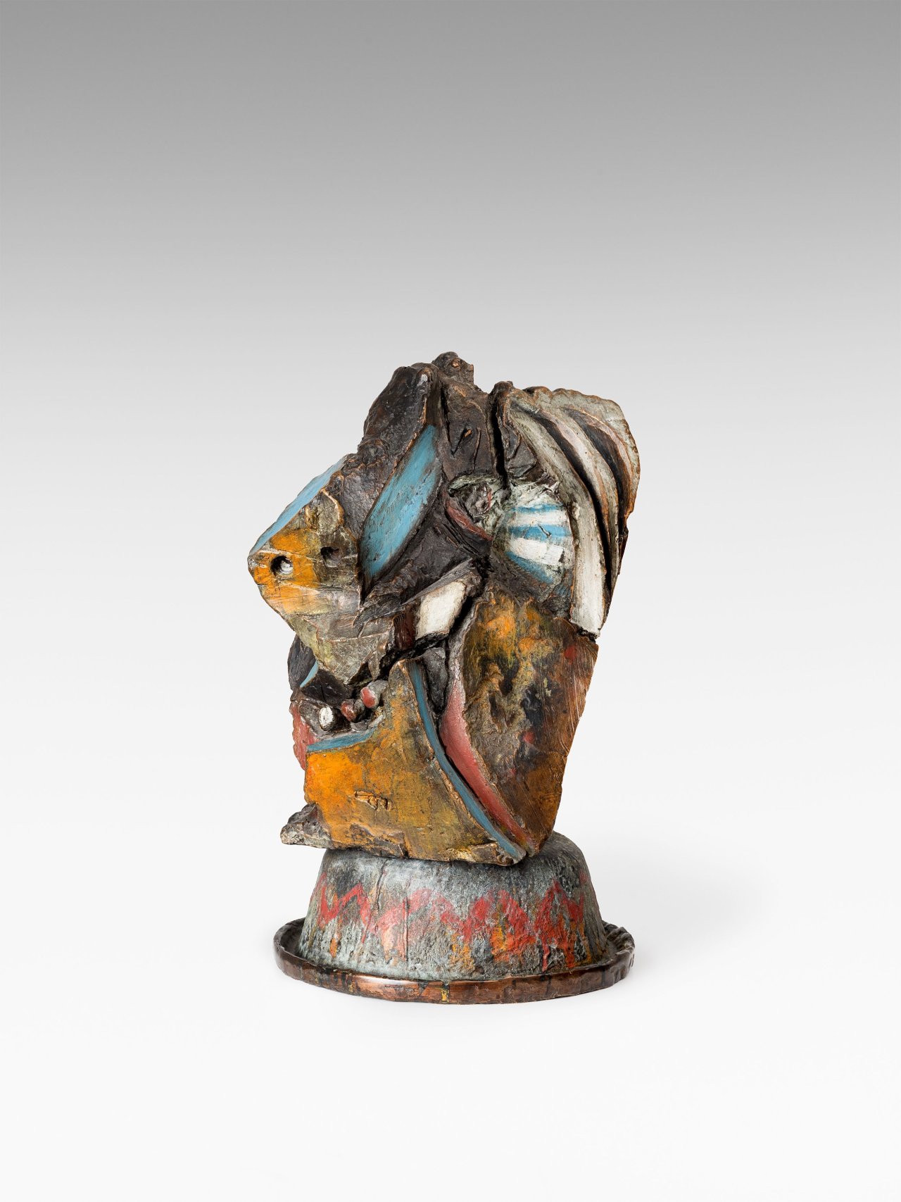 This picture shows the following artwork: Markus Lüpertz. Tourist, from the series ”Die Bürger von Florenz”. 1983.