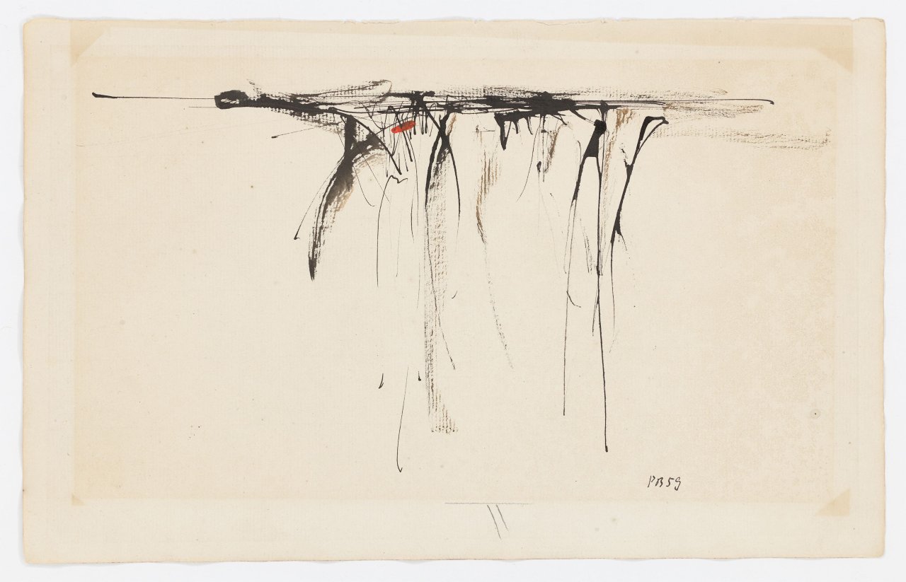This picture shows the following artwork: Peter Brüning. Untitled. 1959.
