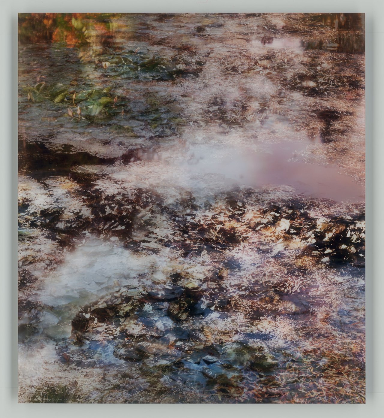 Auf diesem Bild ist das folgende Kunstwerk zu sehen: Michael Wesely. „Giverny (7.7.-31.10.2016)“.