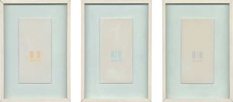 This picture shows the following artwork: Antonio Calderara. ”Spazio colore luce”. 1972/73.