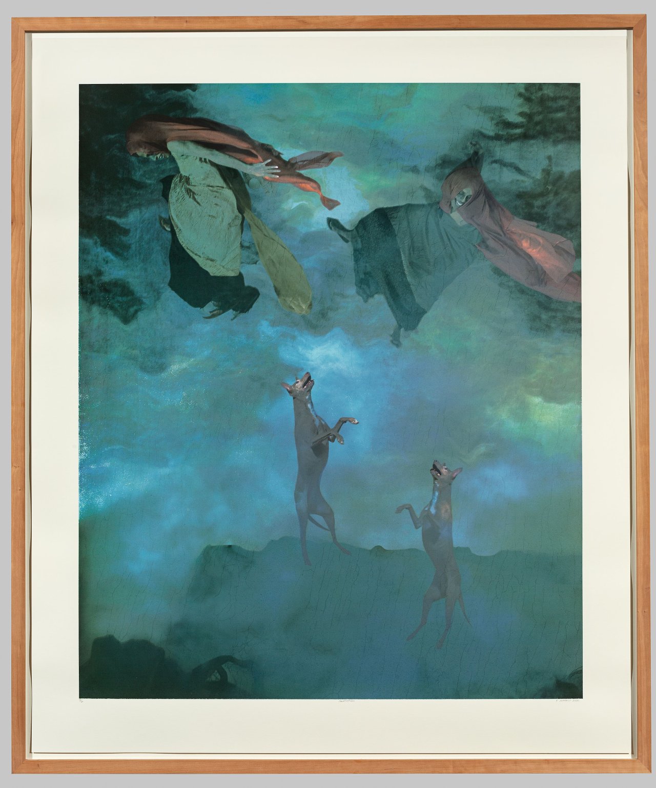 This picture shows the following artwork: Tracey Moffatt. ”Invocations” # 8, from the series ”Invocations”. 2000.