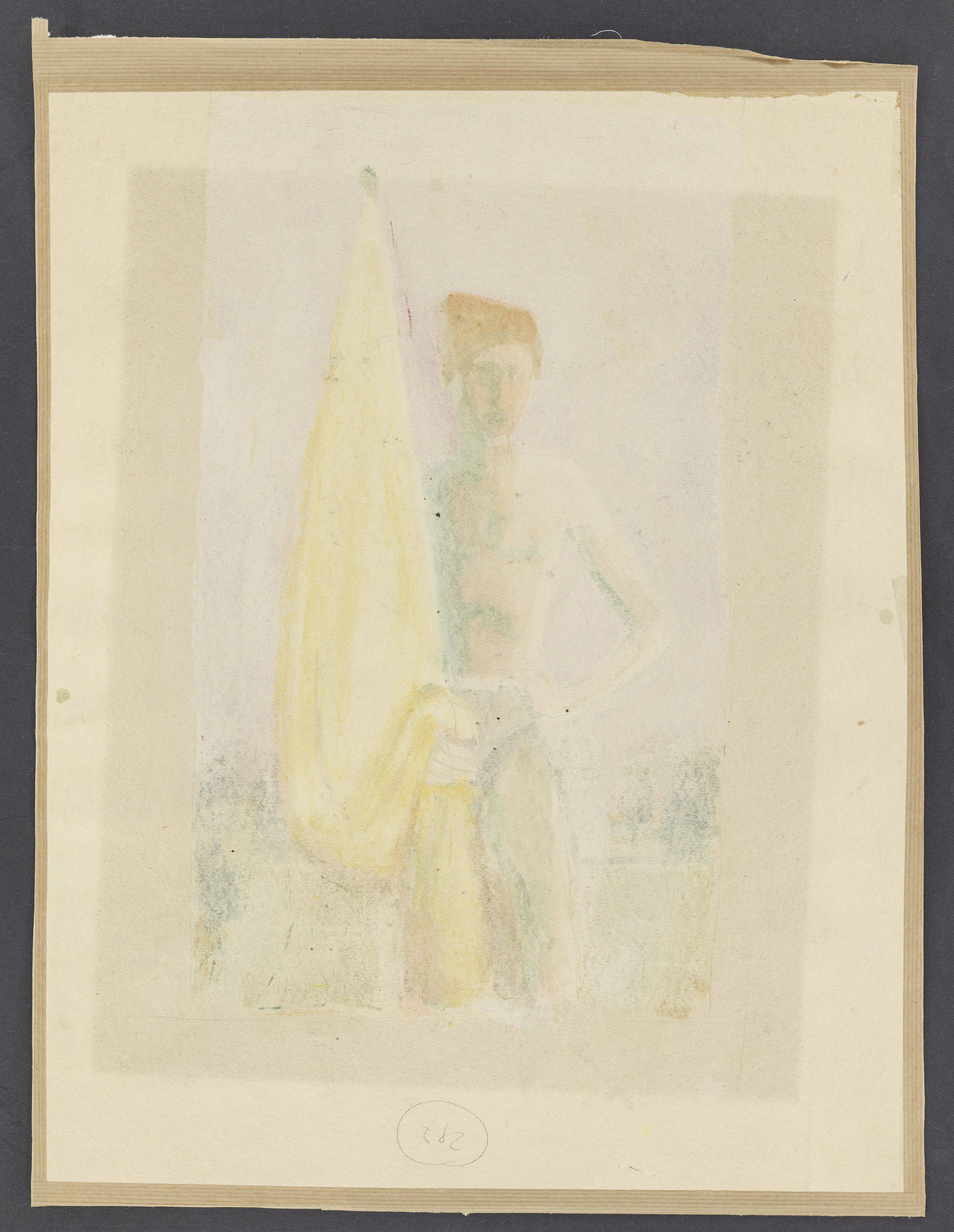This picture shows the following artwork: Karl Hofer. Two heads.