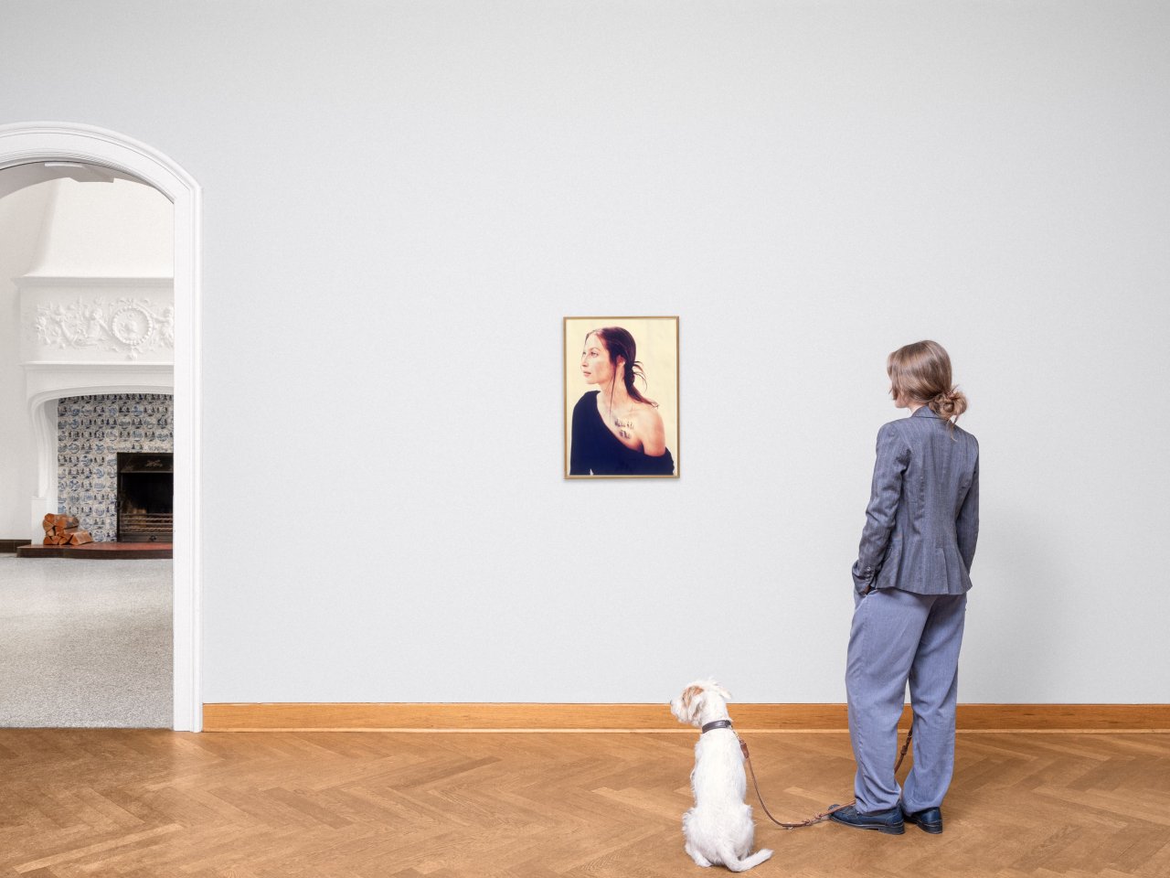 This picture shows the following artwork: Daniele Buetti. ”Bulgari”, from the series ”Looking for Love”. 1996-2002.