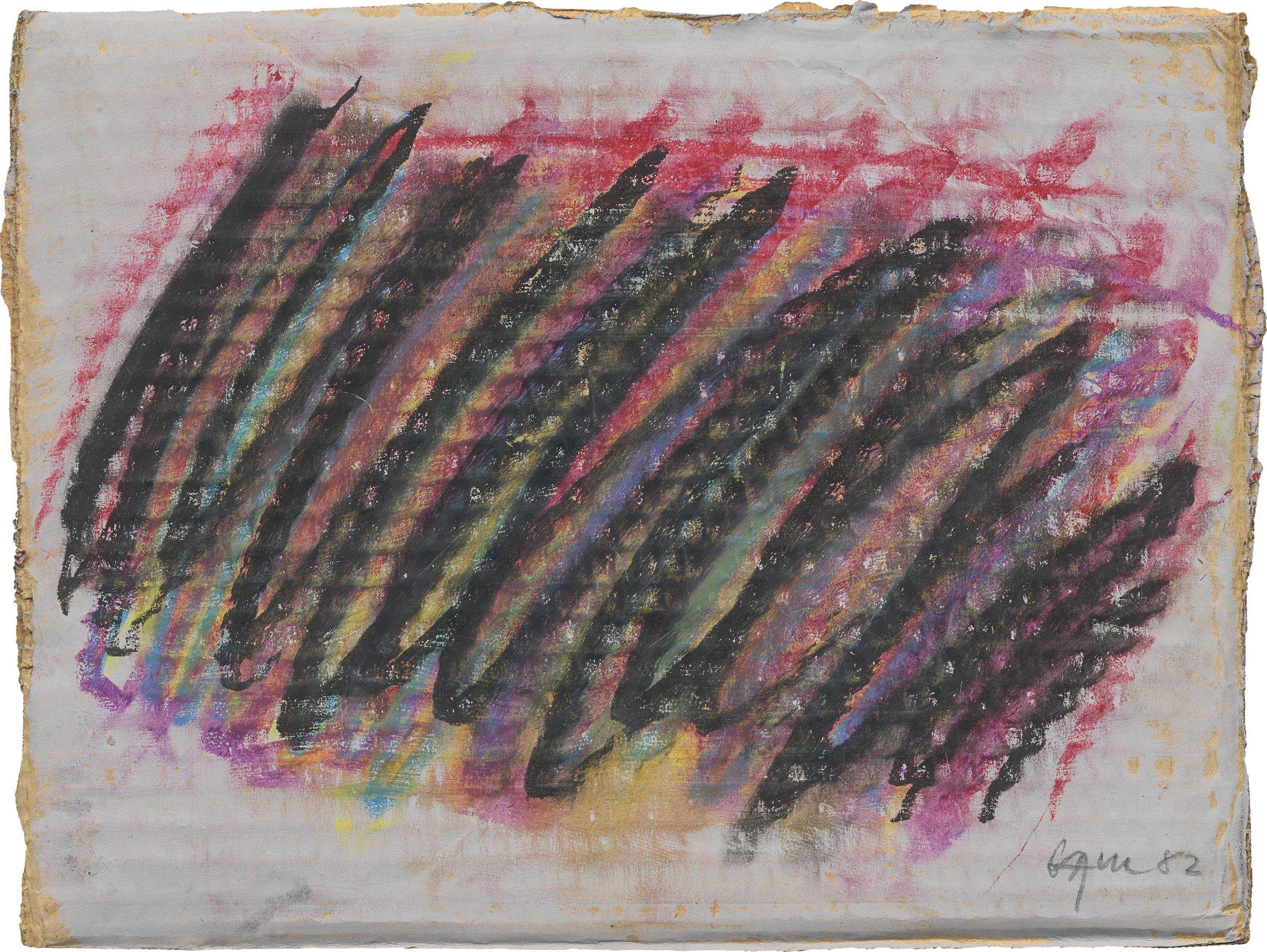 This picture shows the following artwork: Winfred Gaul. Untitled. 1982.