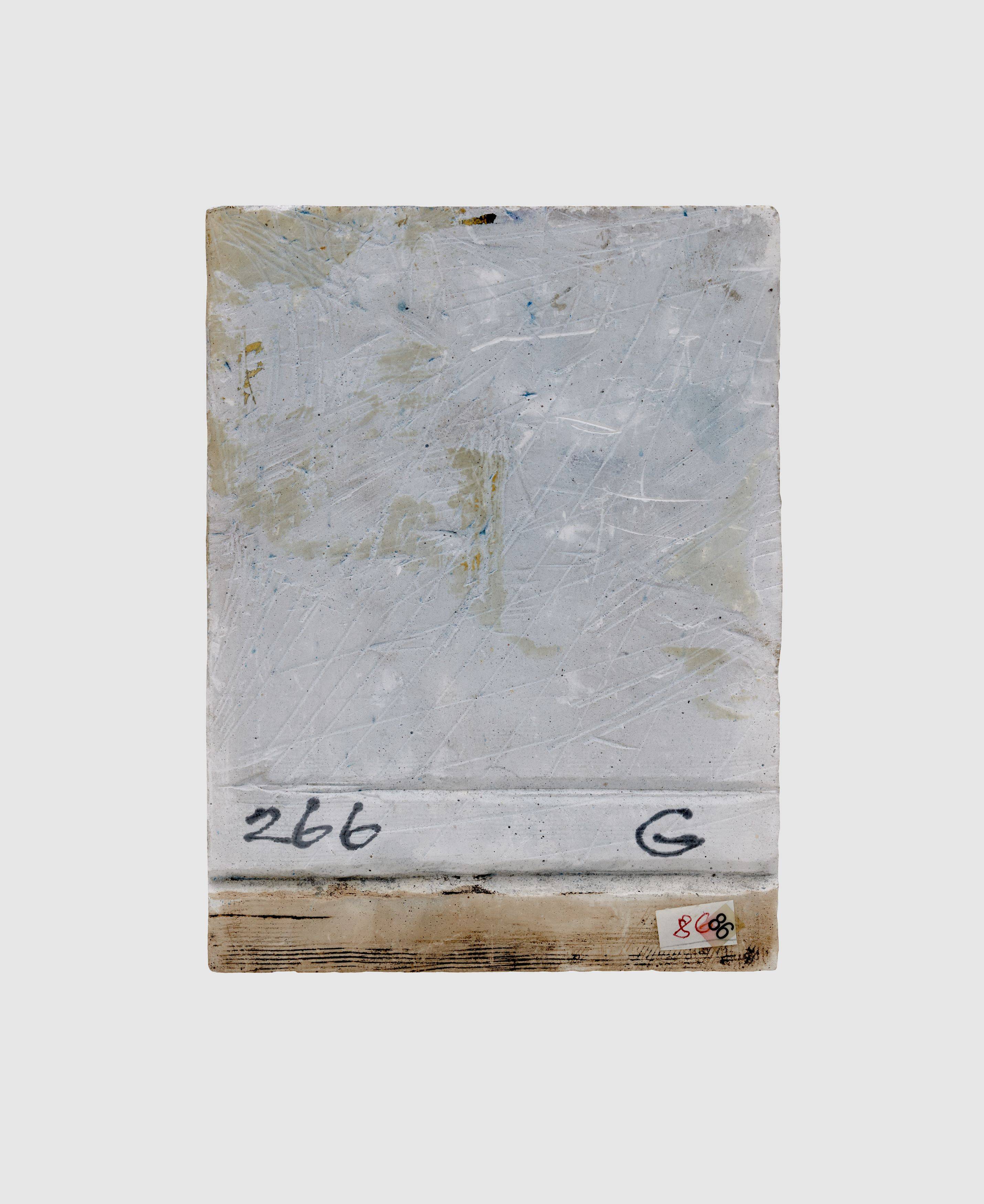 Auf diesem Bild ist das folgende Kunstwerk zu sehen: Hermann Glöckner. Kerbschnittproben mit Profil. 1956.