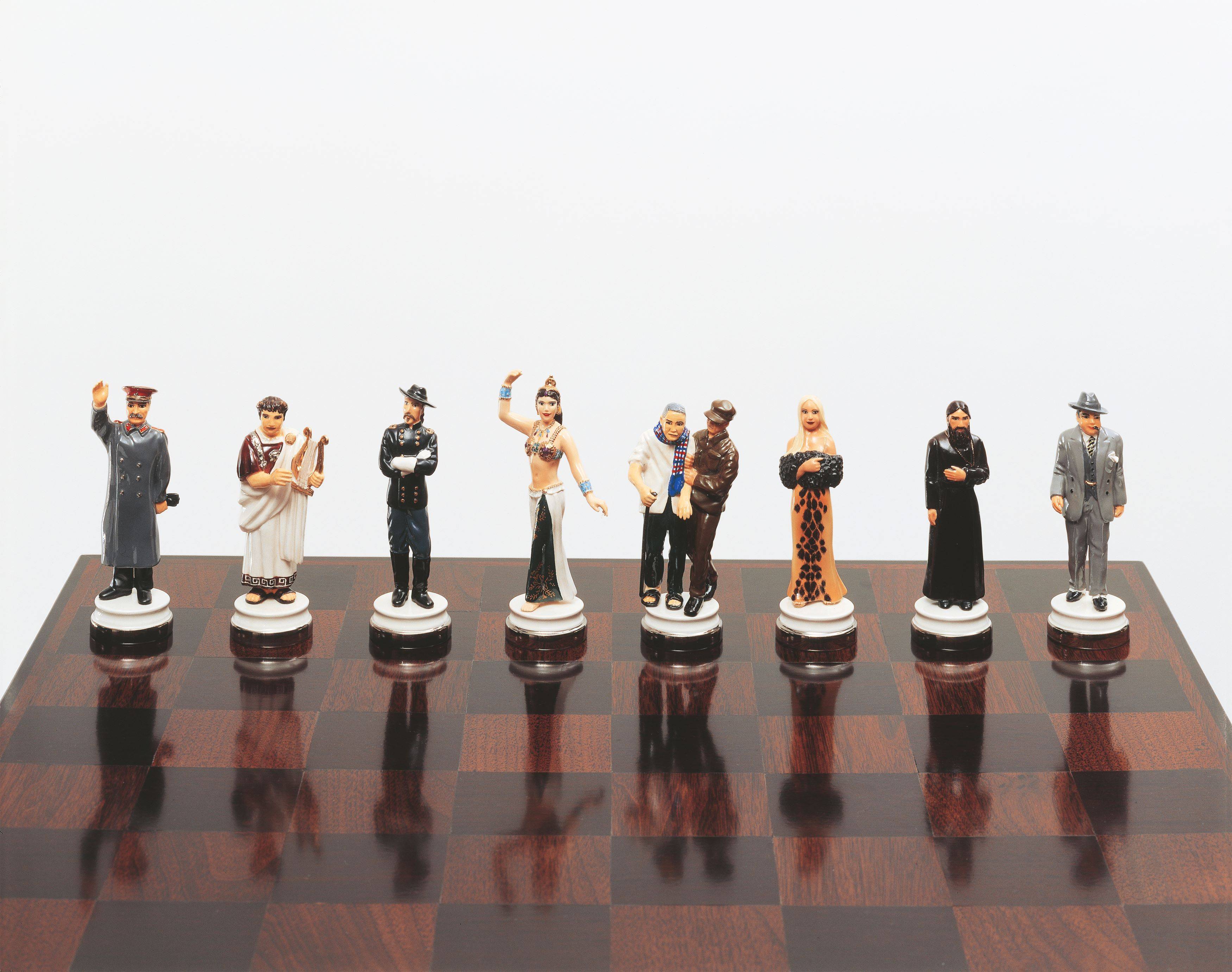 Auf diesem Bild ist das folgende Kunstwerk zu sehen: Maurizio Cattelan. Ohne Titel (Good Versus Evil). 2003.