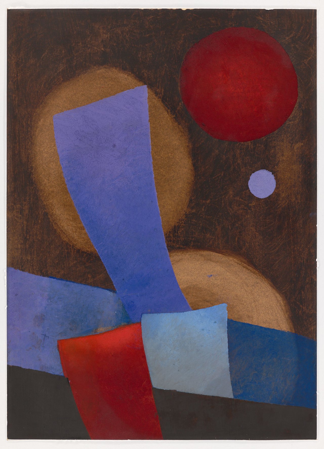 This picture shows the following artwork: Fritz Winter. Untitled. 1972.