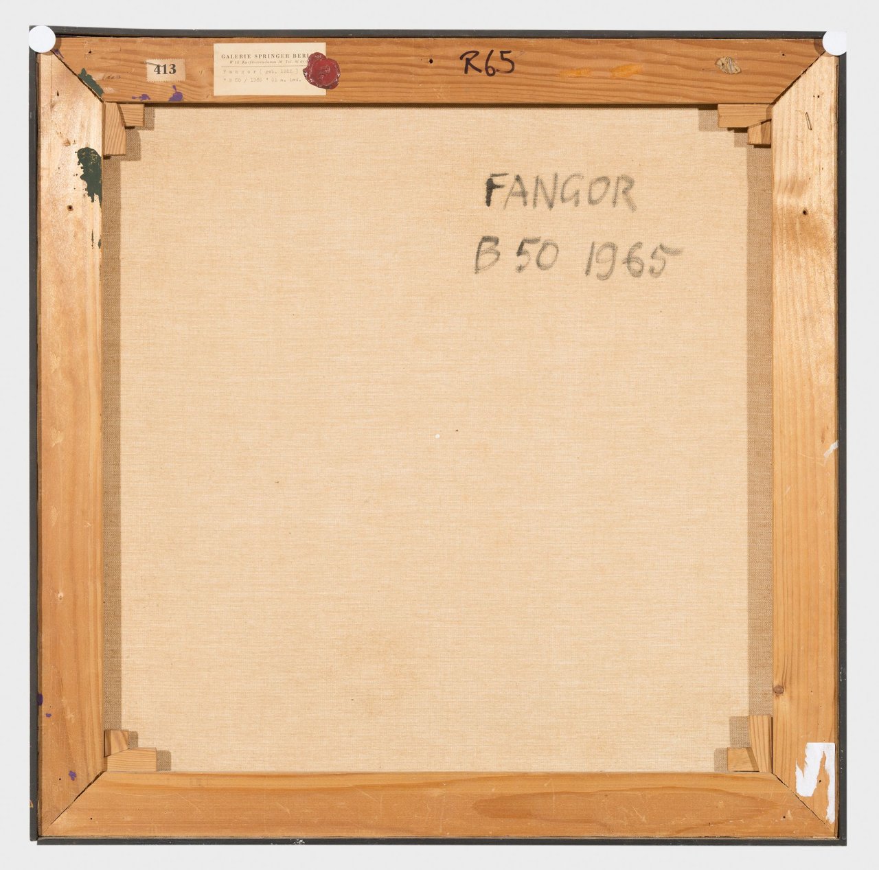 Auf diesem Bild ist das folgende Kunstwerk zu sehen: Wojciech Fangor. „B 50“. 1965.