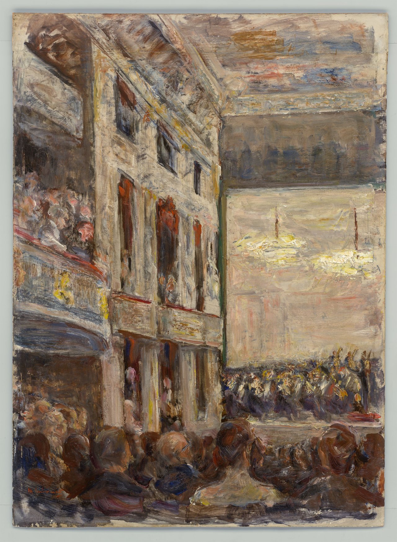 This picture shows the following artwork: Max Liebermann. ”Konzert in der Oper”. 1924.