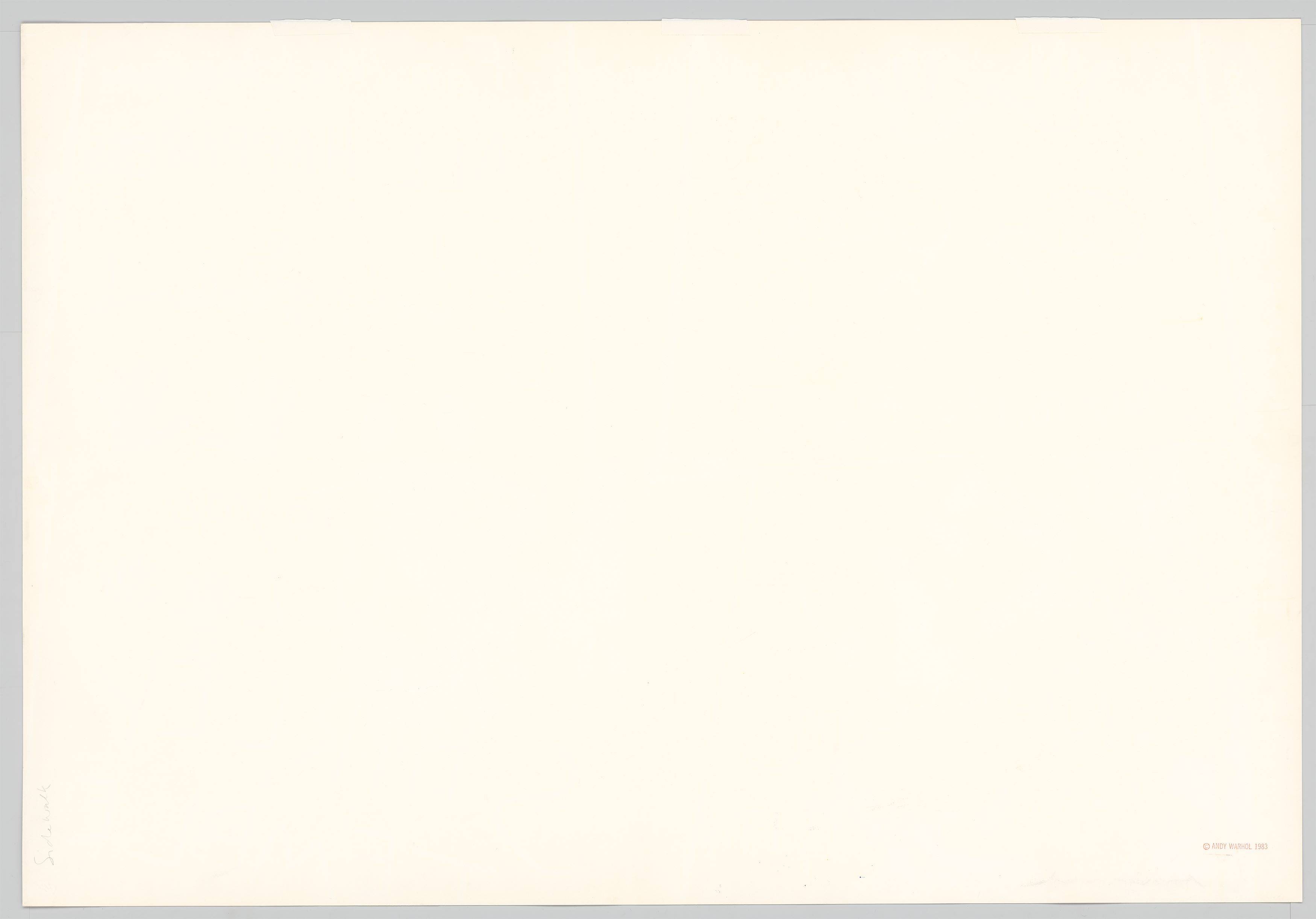 This picture shows the following artwork: Andy Warhol. ”Sidewalk”. 1983.