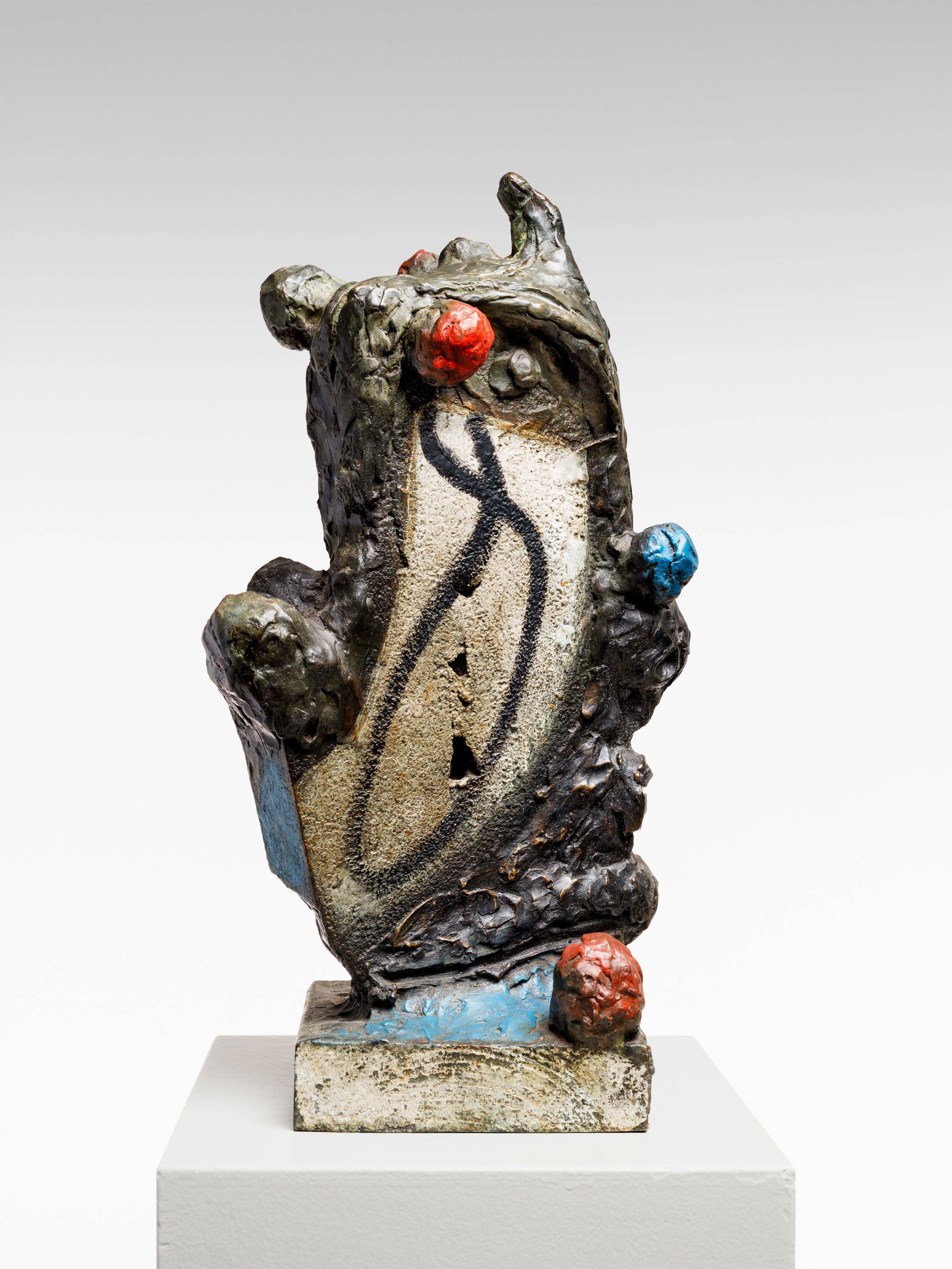 This picture shows the following artwork: Markus Lüpertz. Der Medici, from the series ”Bürger von Florenz””. 1983.