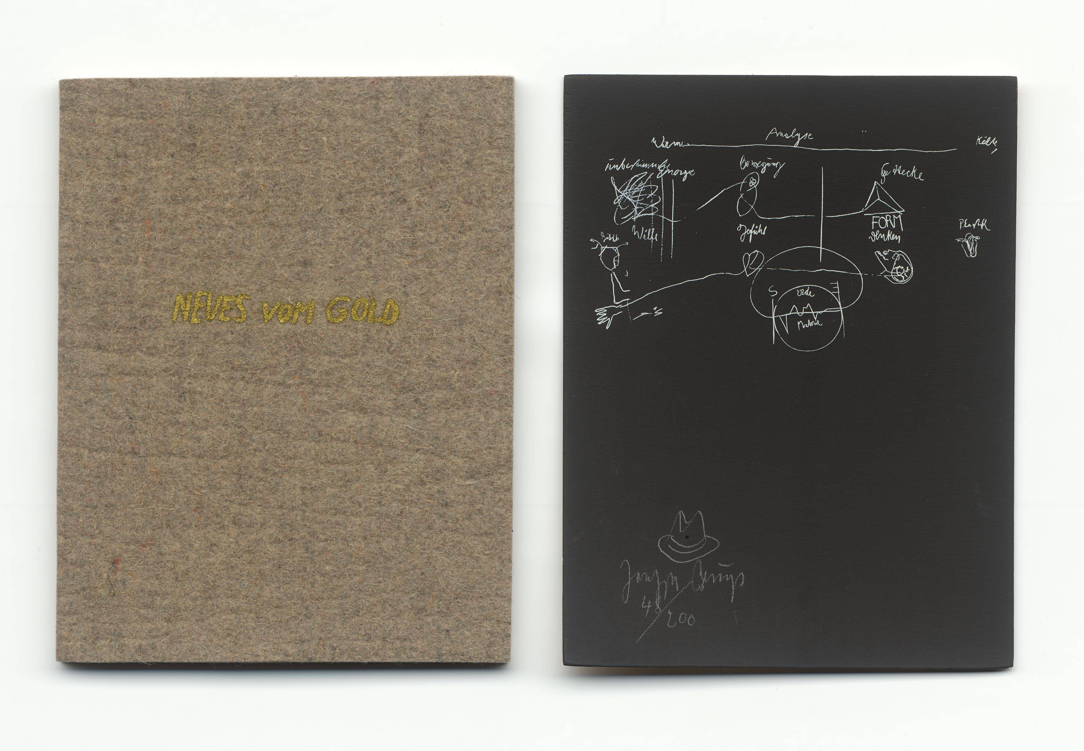 This picture shows the following artwork: Joseph Beuys. ”Neues vom Gold”. 1985.