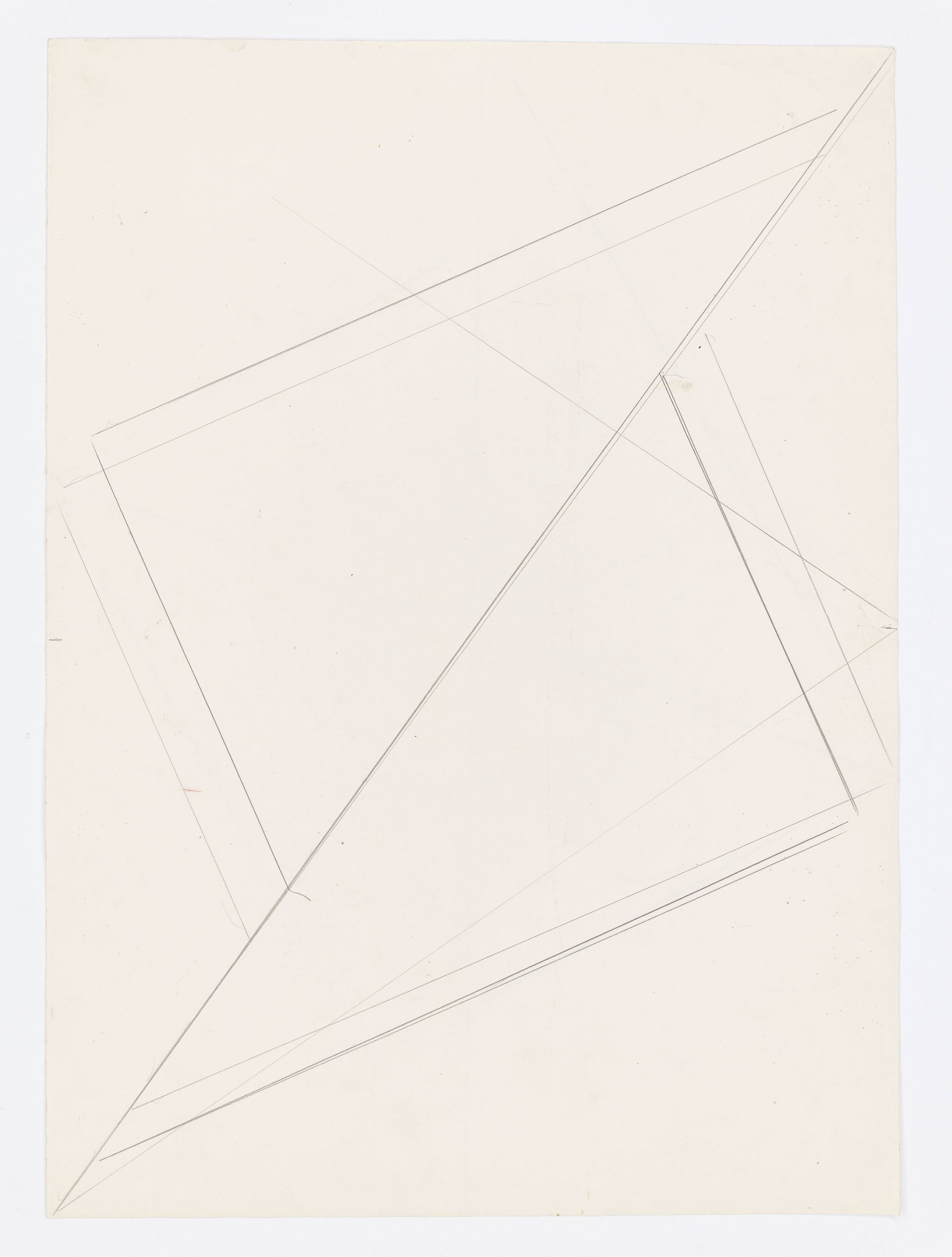 This picture shows the following artwork: Hermann Glöckner. Untitled. 1981.