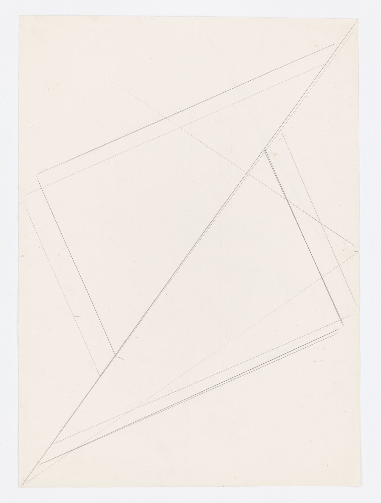 This picture shows the following artwork: Hermann Glöckner. Untitled. 1981.