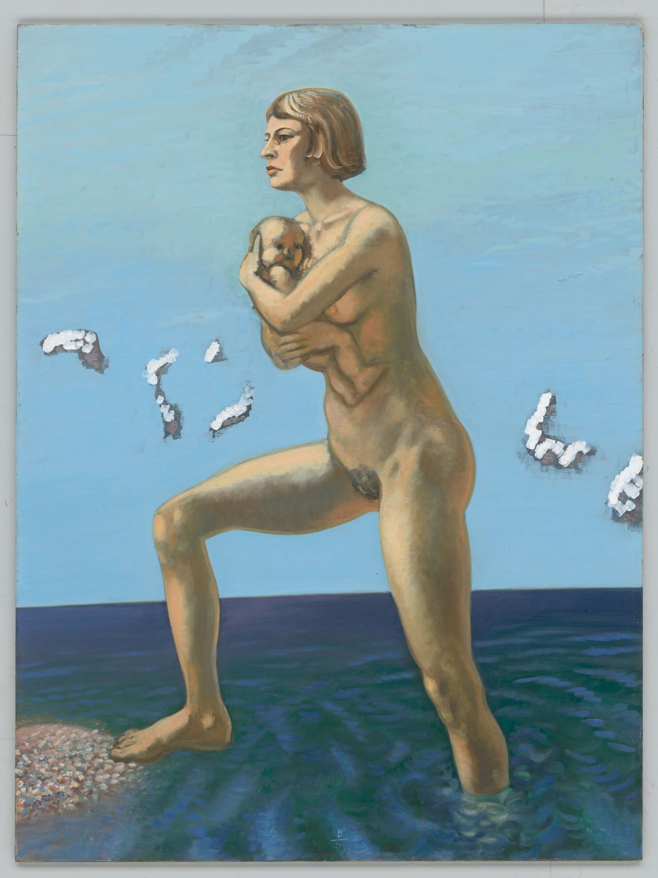 Auf diesem Bild ist das folgende Kunstwerk zu sehen: Wolfgang Mattheuer. „Christophora“. 1981.