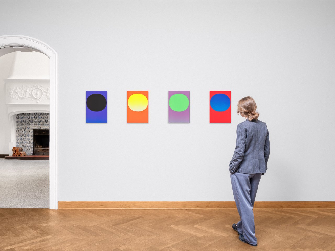 Auf diesem Bild ist das folgende Kunstwerk zu sehen: Rupprecht Geiger. „Geiger – Modulation“. 1969.