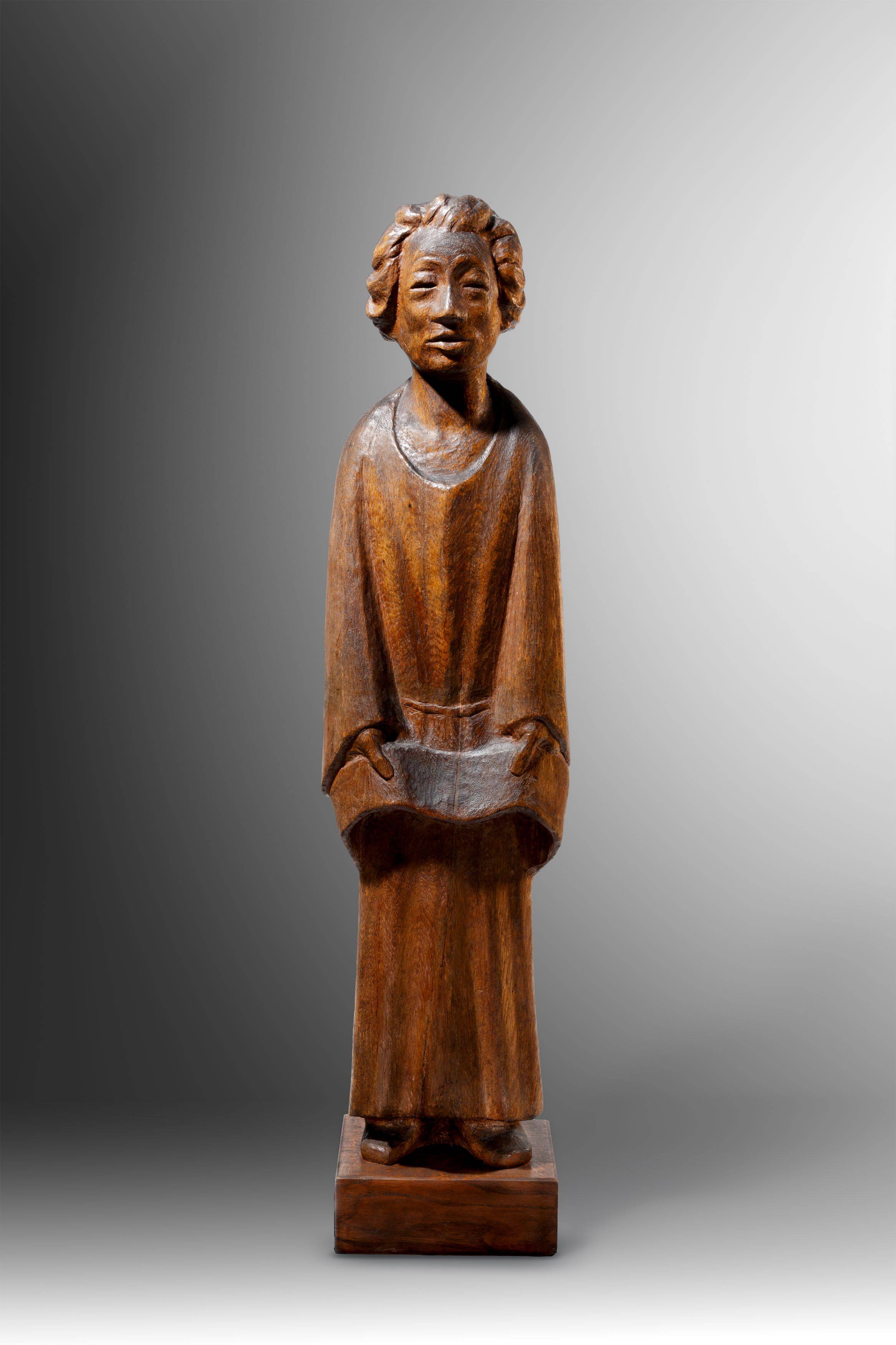 Auf diesem Bild ist das folgende Kunstwerk zu sehen: Ernst Barlach. „Der Sänger“. 1931.