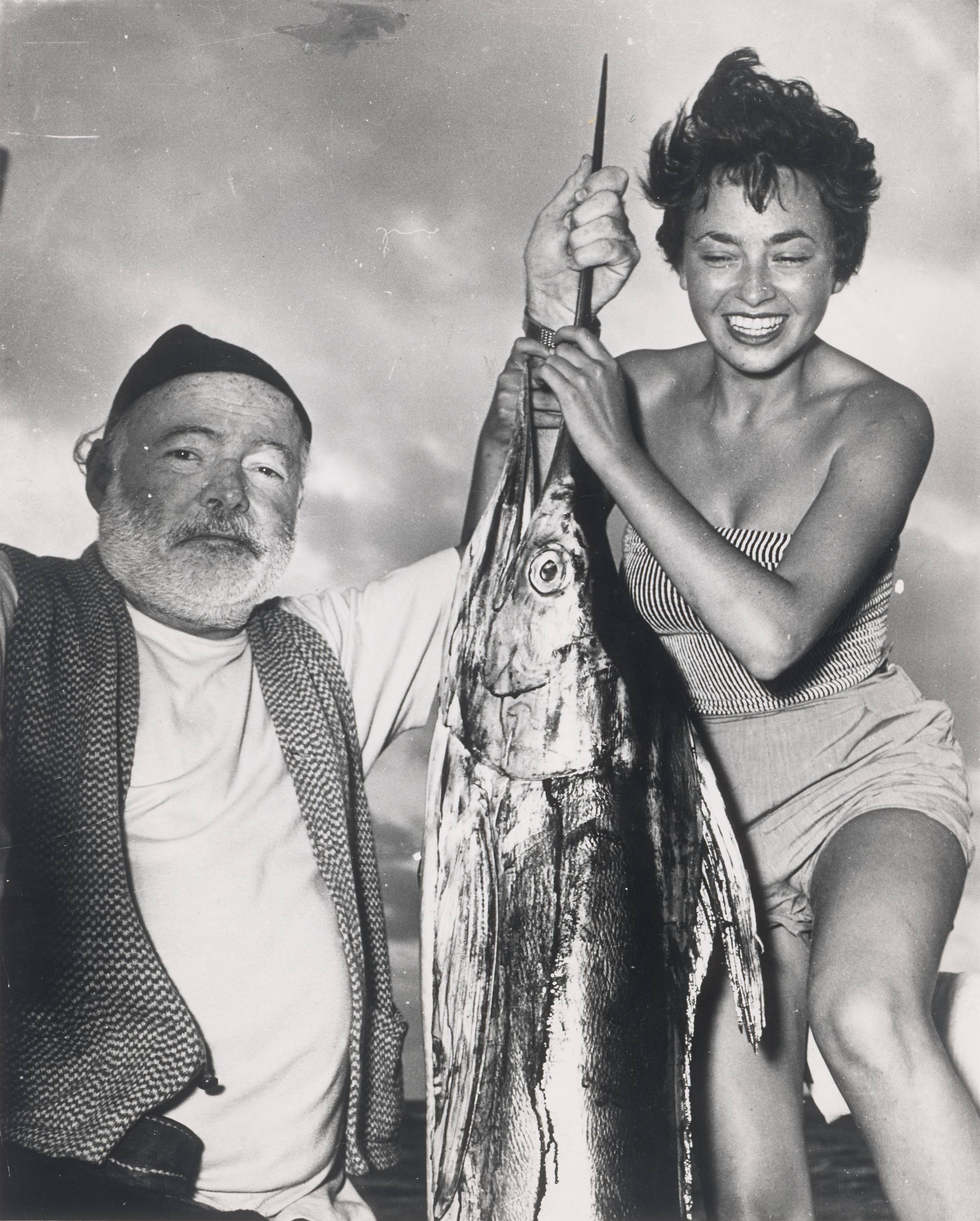 This picture shows the following artwork: Inge Feltrinelli. Ernest Hemingway & Inge Feltrinelli. 1953.