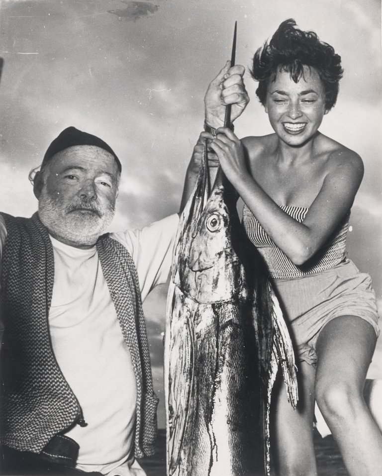 This picture shows the following artwork: Inge Feltrinelli. Ernest Hemingway & Inge Feltrinelli. 1953.