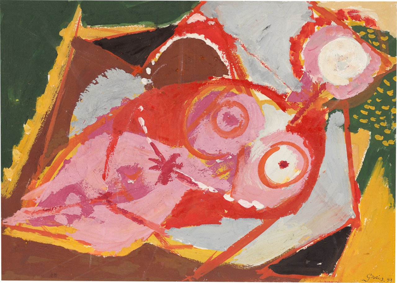 This picture shows the following artwork: Otto Greis. Nude. 1949.