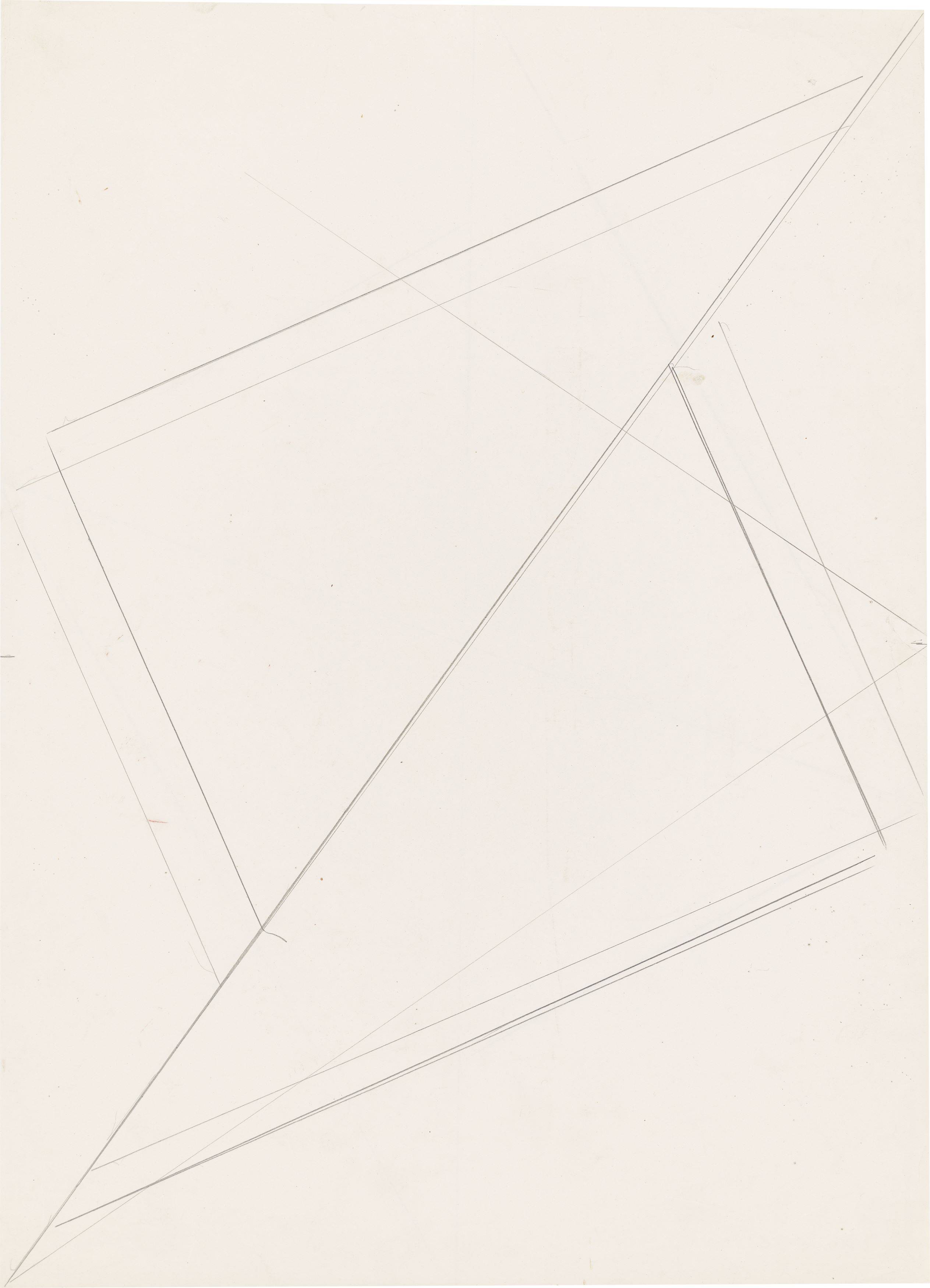 This picture shows the following artwork: Hermann Glöckner. Untitled. 1981.