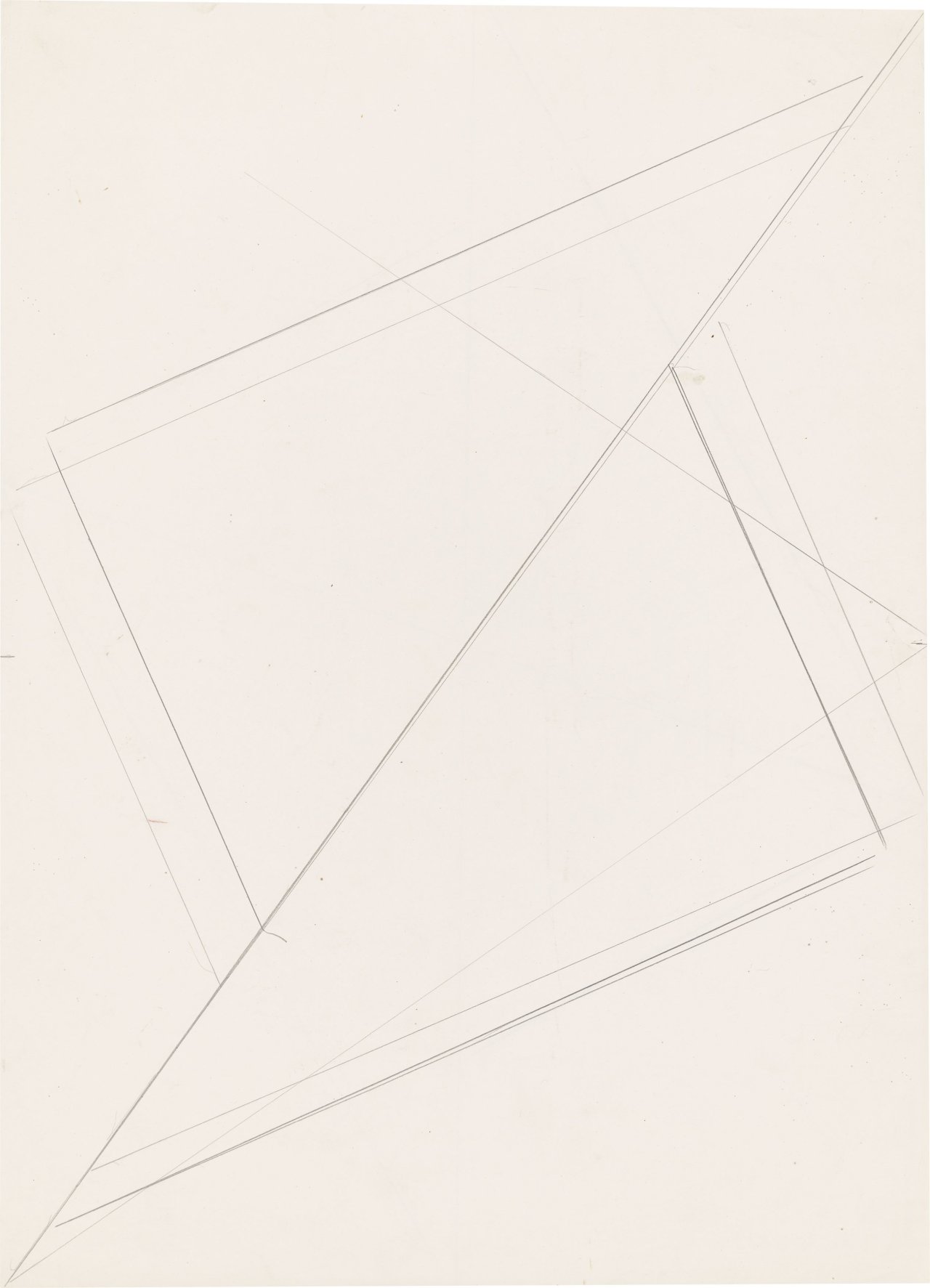 This picture shows the following artwork: Hermann Glöckner. Untitled. 1981.
