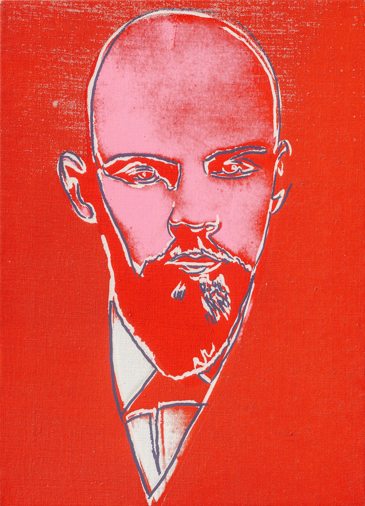Auf diesem Bild ist das folgende Kunstwerk zu sehen: Andy Warhol. „Lenin“. 1986.