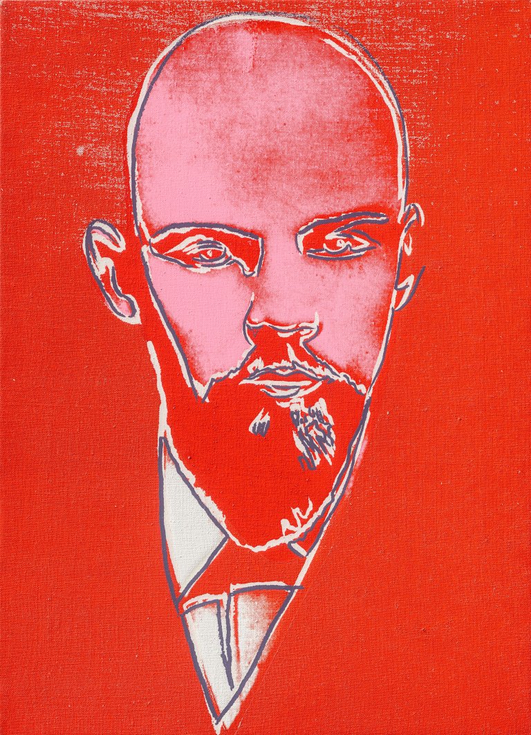 Auf diesem Bild ist das folgende Kunstwerk zu sehen: Andy Warhol. „Lenin“. 1986.