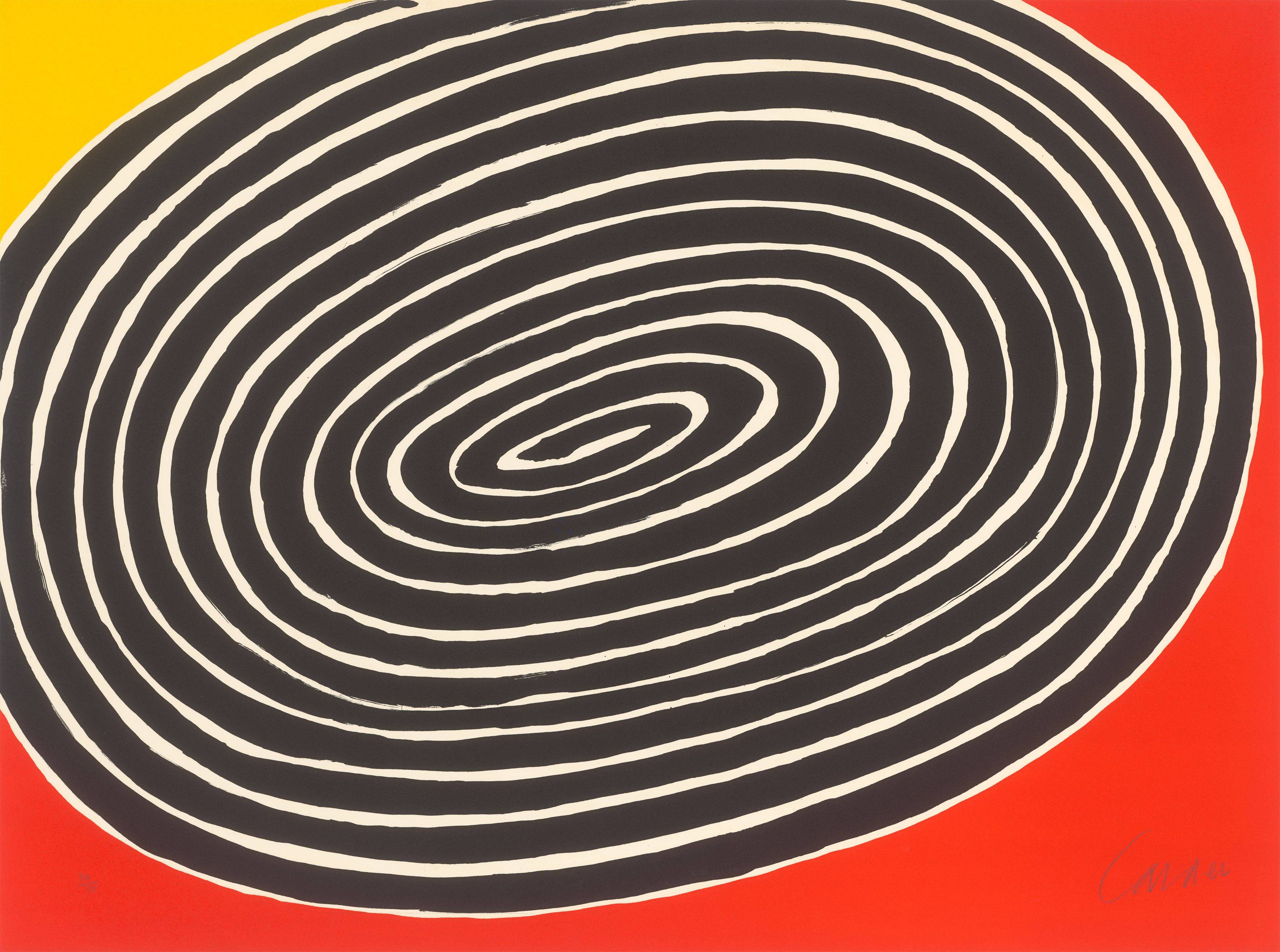 This picture shows the following artwork: Alexander Calder. Spiral.