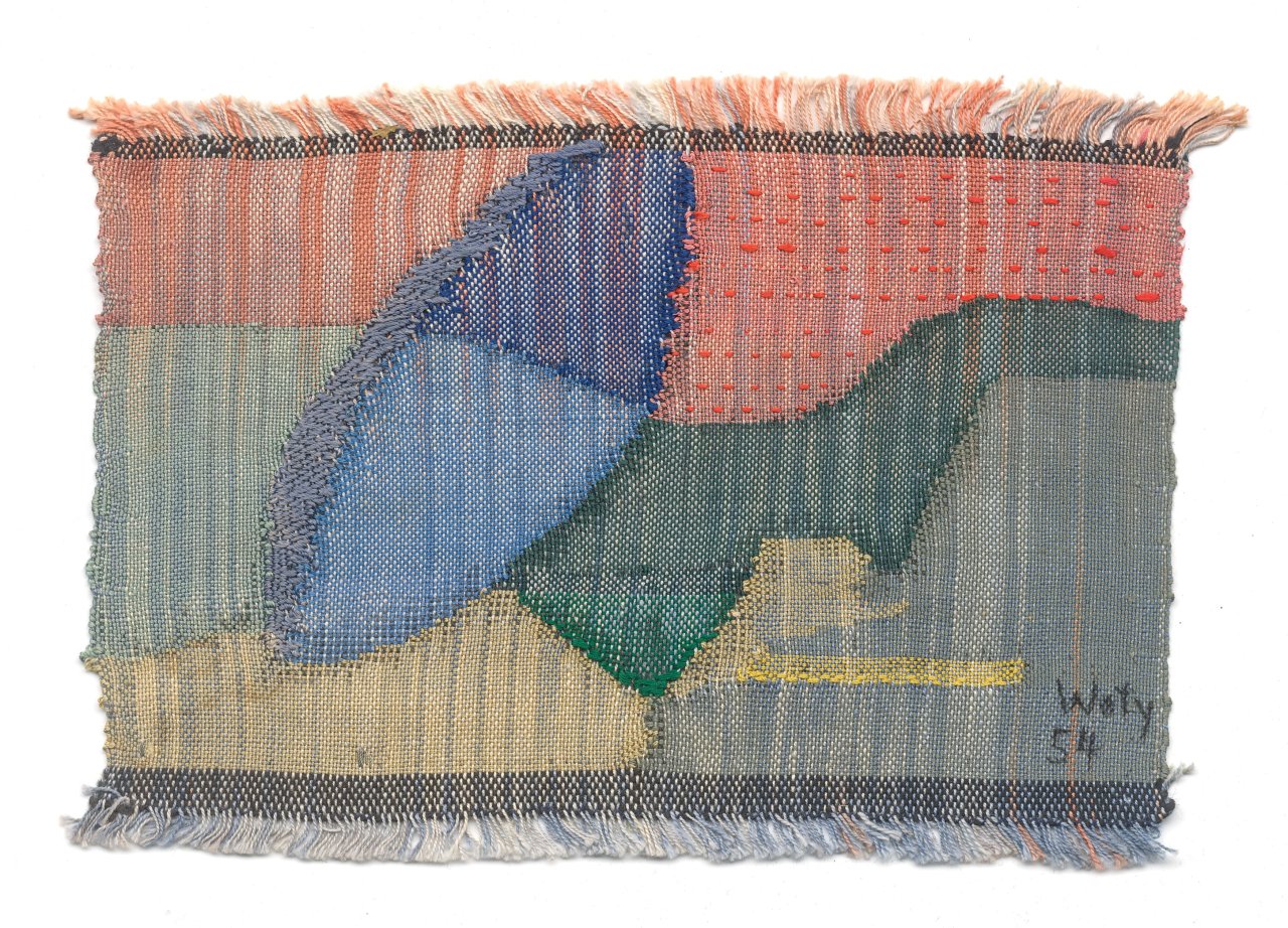 This picture shows the following artwork: Woty Werner. Untitled (+1 supplement). 1946.