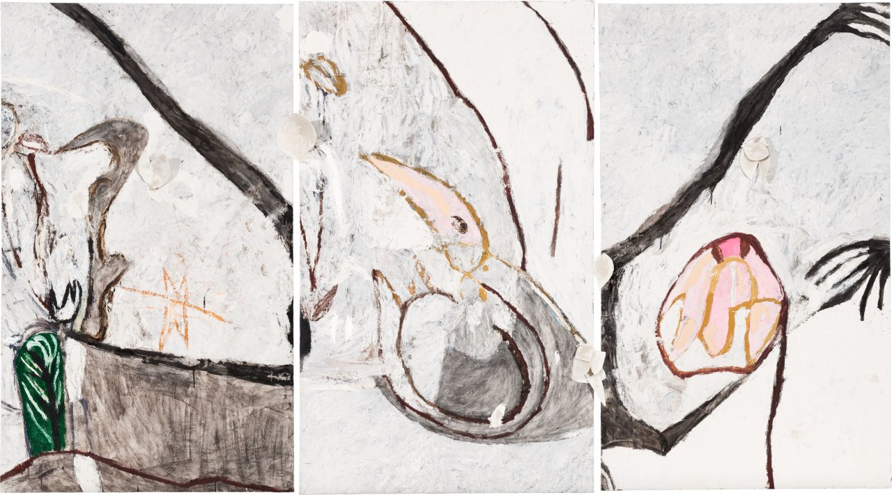 This picture shows the following artwork: Mimmo Paladino. Untitled. 1981.