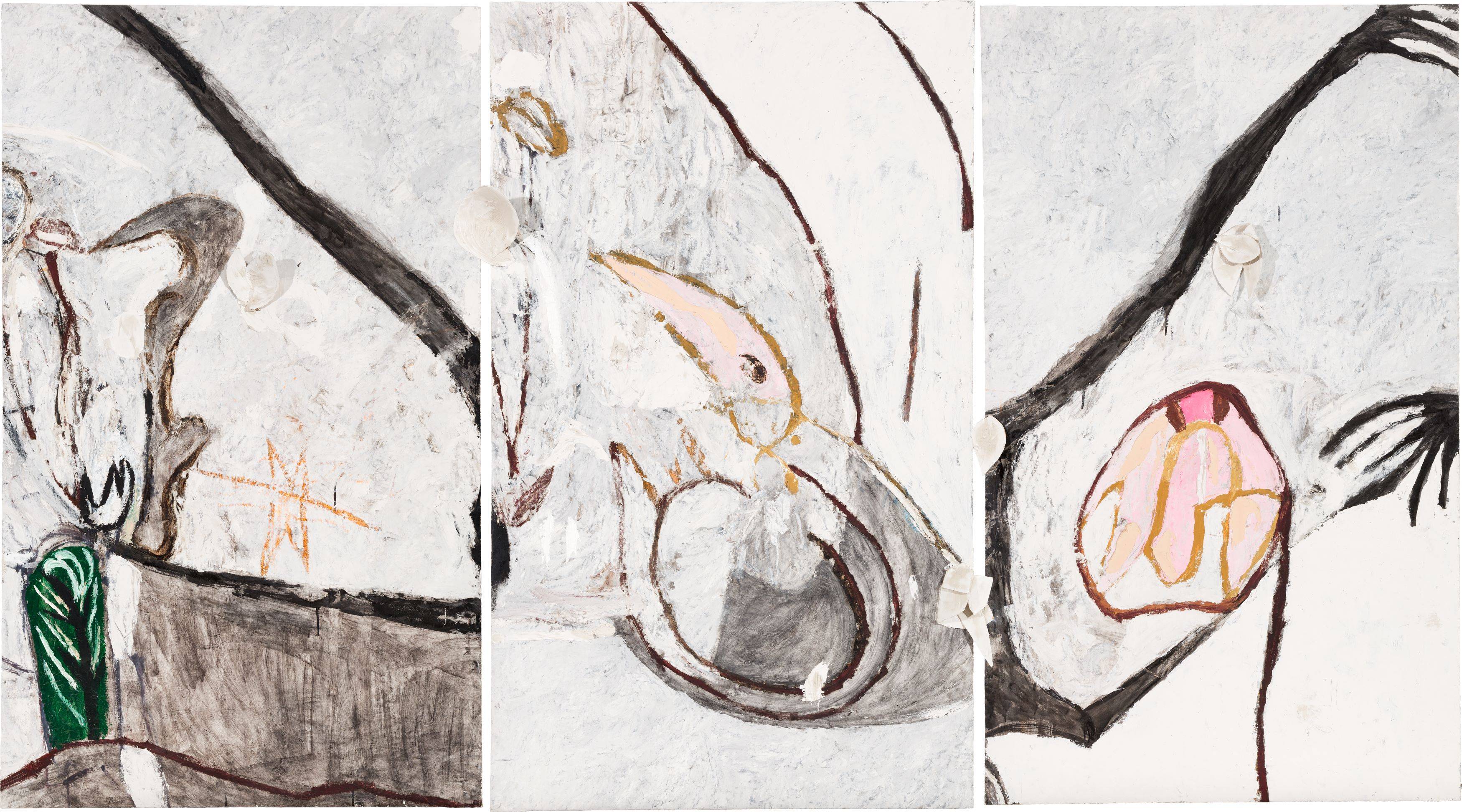 This picture shows the following artwork: Mimmo Paladino. Untitled. 1981.